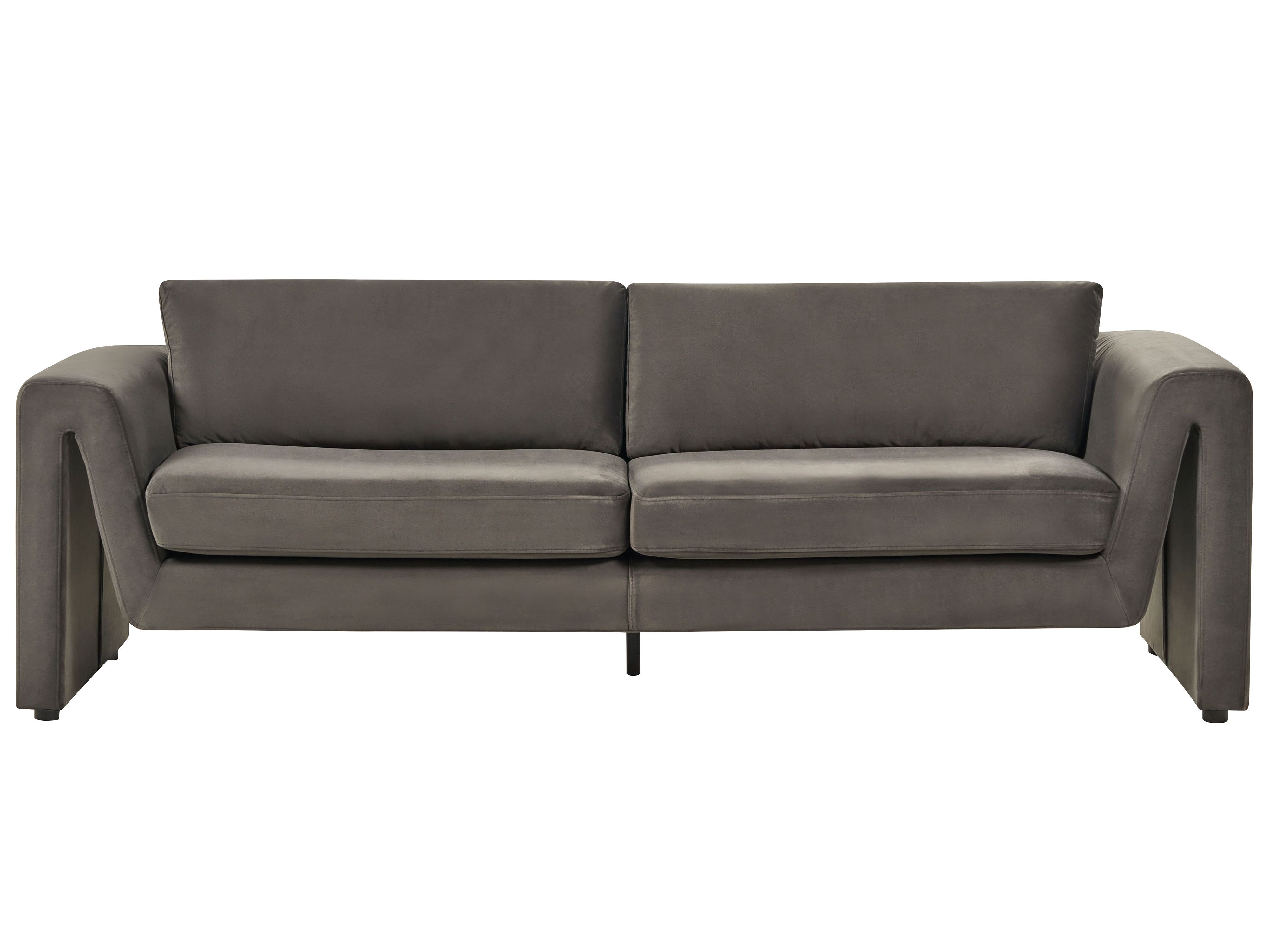 Sofa 3 Seater MAUNU Velvet Graphite Grey