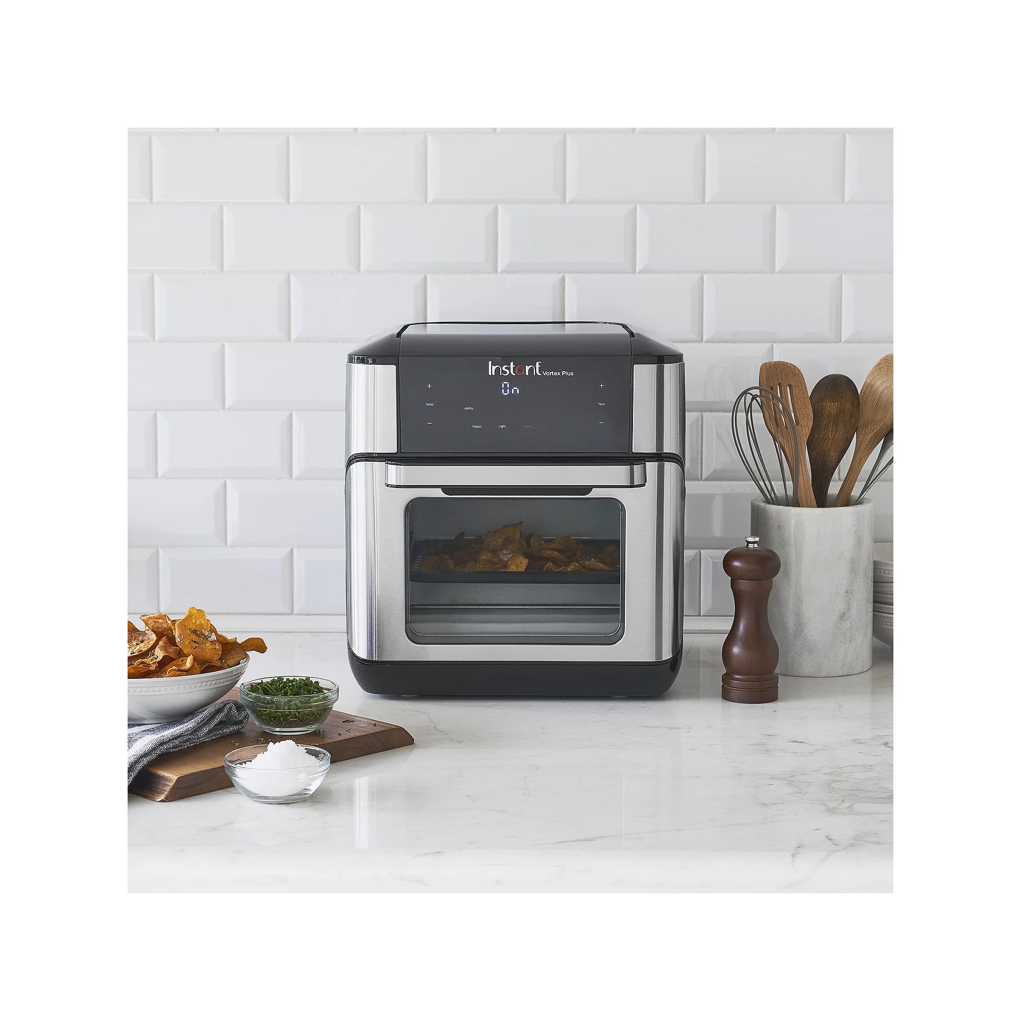 Instant Pot Vortex Plus 10-Quart Air Fryer Oven with 7-in-1 Cooking Functions and Accessories Included, Stainless Steel - Image 4