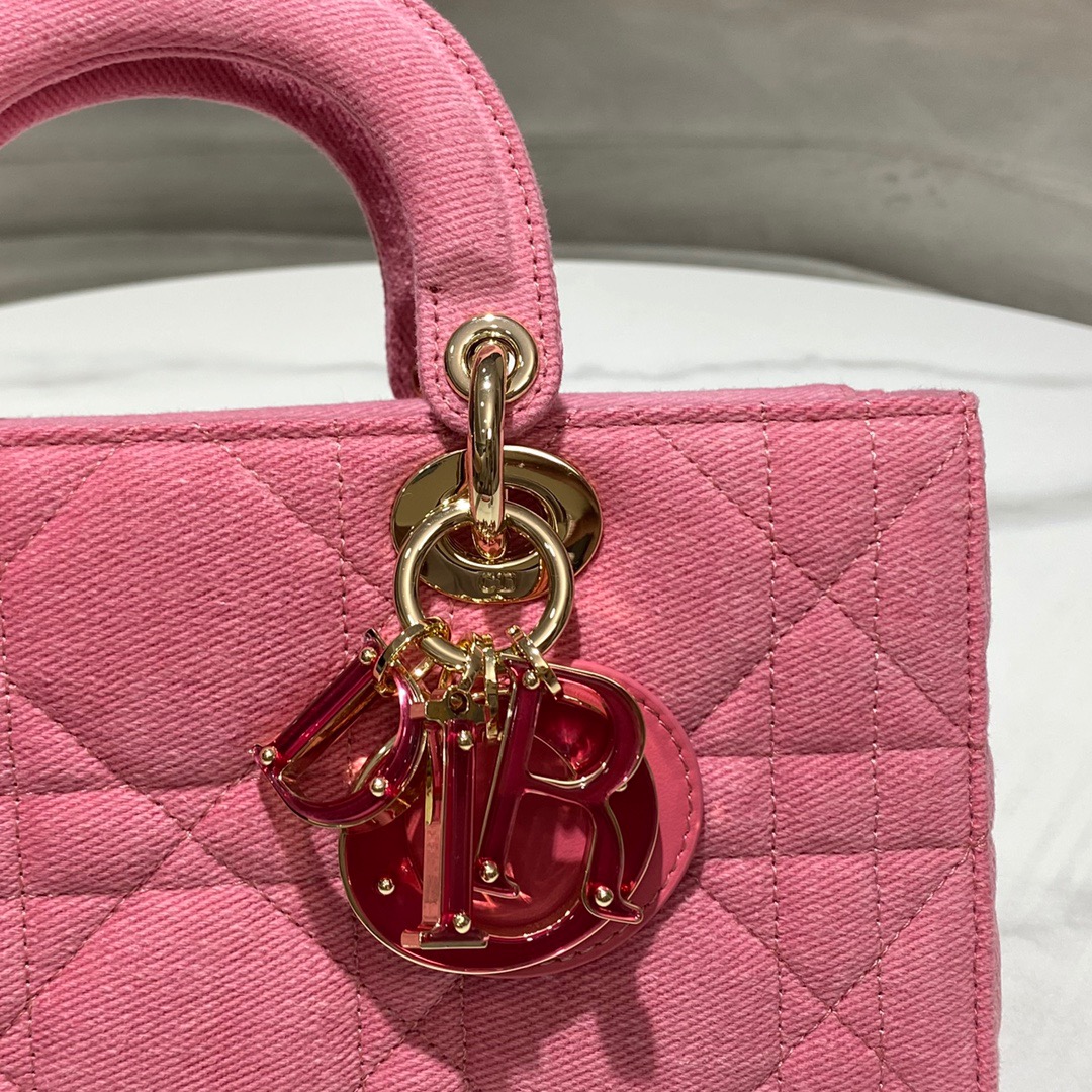 Christian Dior Lady D-Joy Bag Pink, For Women Women’s Handbags 26cm/10in CD M0540WTJA_M9291:1High-quality replica