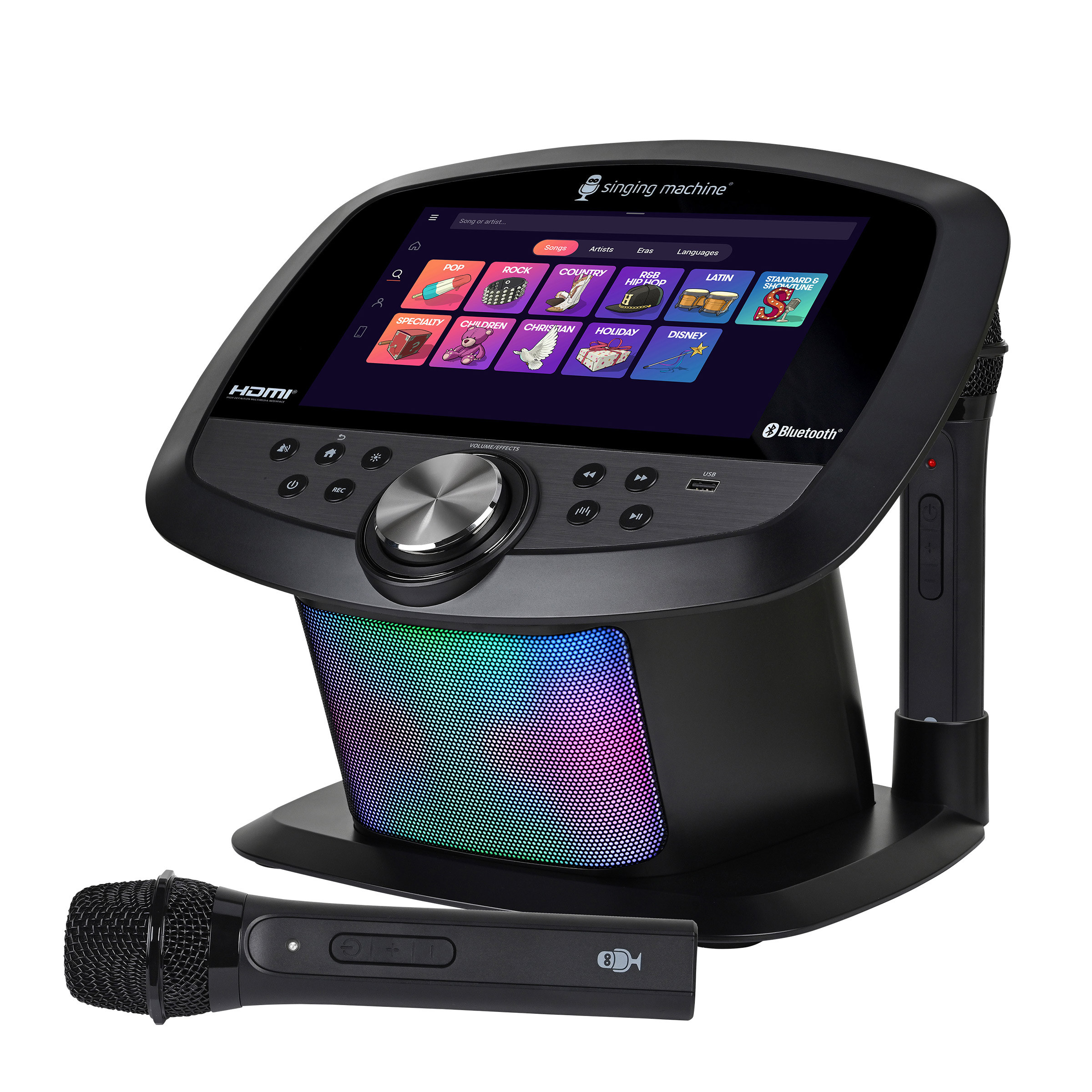 Singing Machine Ultimate Karaoke Party System with Vocal Removal & Charging Mics - Image 7