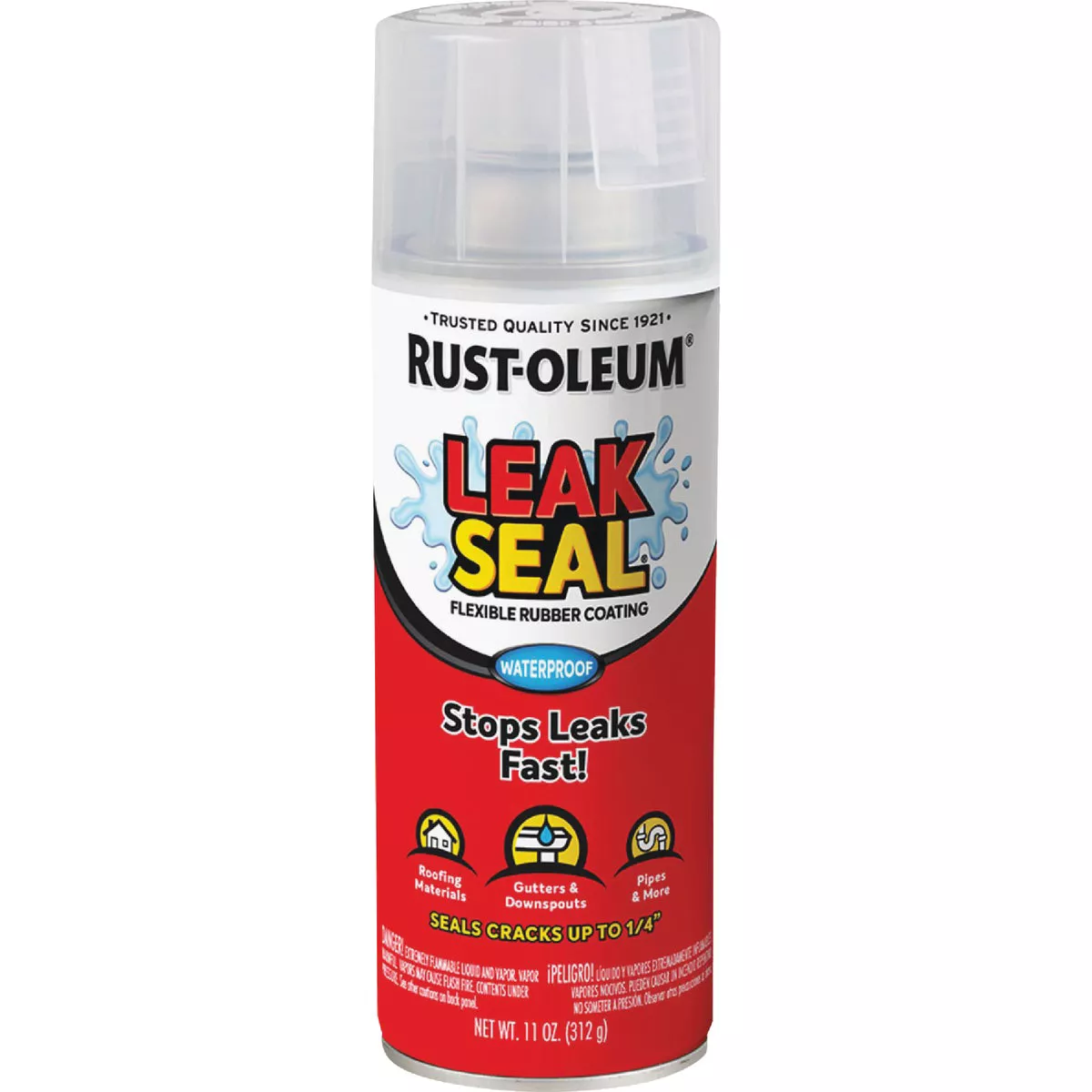 Rust-Oleum LeakSeal 12 Oz. Flexible Rubber Coating, Clear