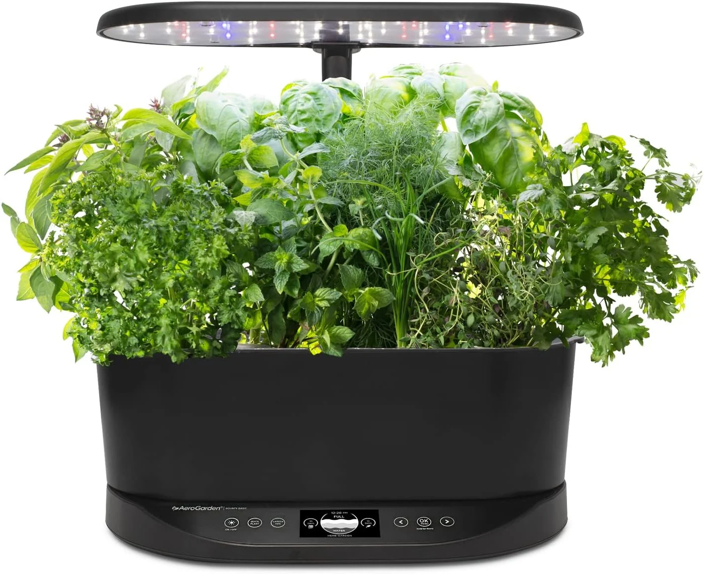 AeroGarden Indoor Hydroponic Garden With 9 Pods, 30W LED Grow Light, 24in Height - Bounty Basic - Image 2 AeroGarden Indoor Hydroponic Garden With 9 Pods, 30W LED Grow Light, 24in Height - Bounty Basic - Image 2