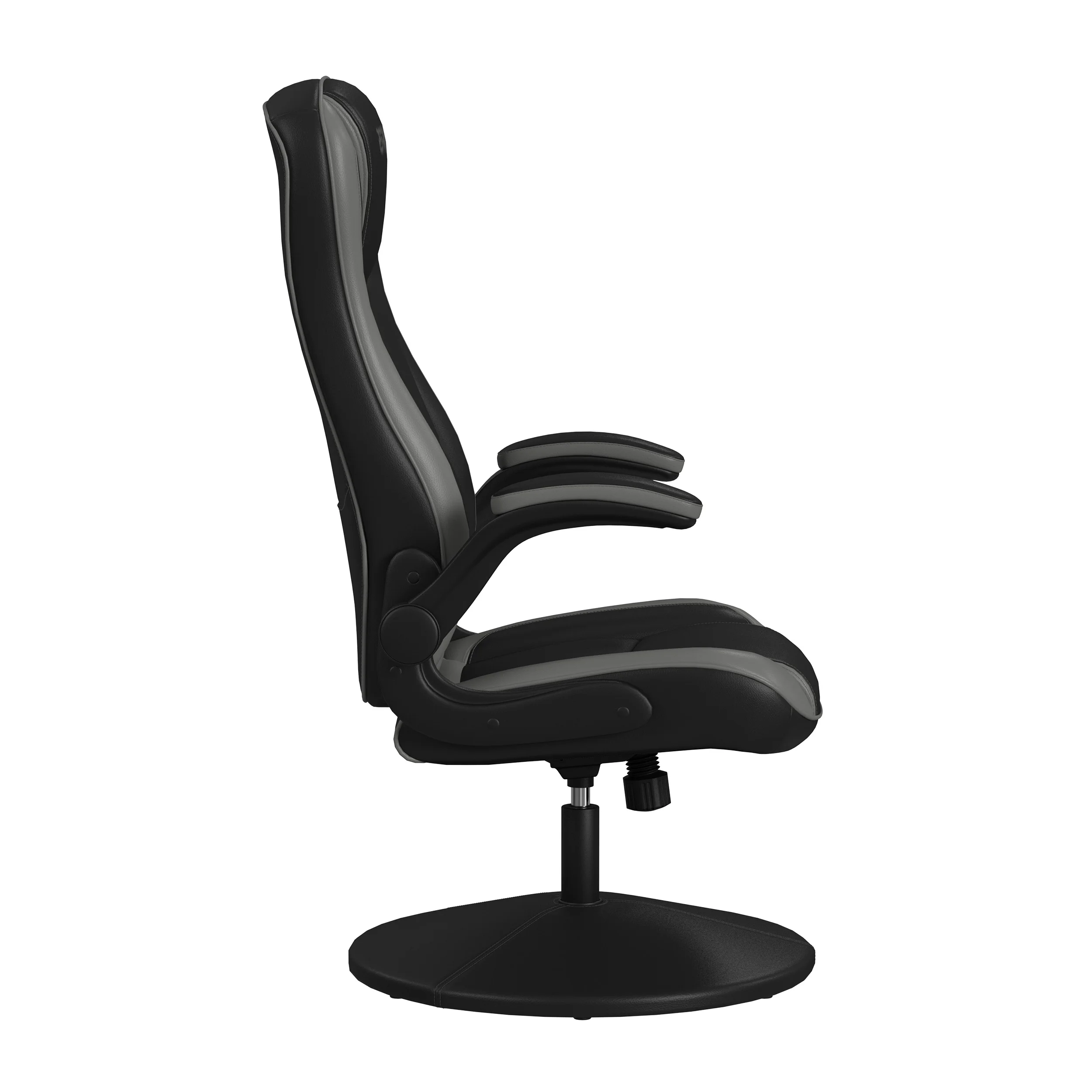 RESPAWN 800 Swivel Rocker Gaming Chair - Ergonomic Floor Gaming Seat with Lumbar Support, Flip Up Armrest, High Back, Pedestal Base, Comfortable No Wheels Console Video Game Rocker Chair - Red - Image 67