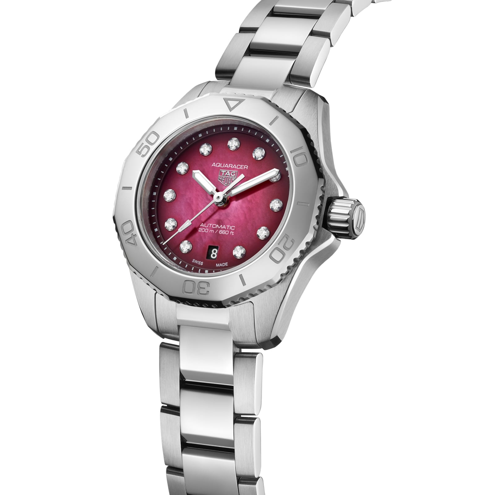 TAG Heuer Replica Watch Aquaracer Professional 200 Date Automatic 30 mm Steel(1:1 replica) - Top club