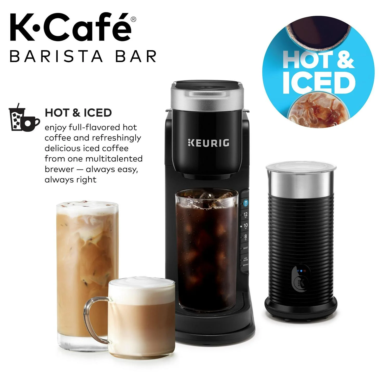 Keurig K-Caf Barista Bar Single Serve Coffee Maker and Frother