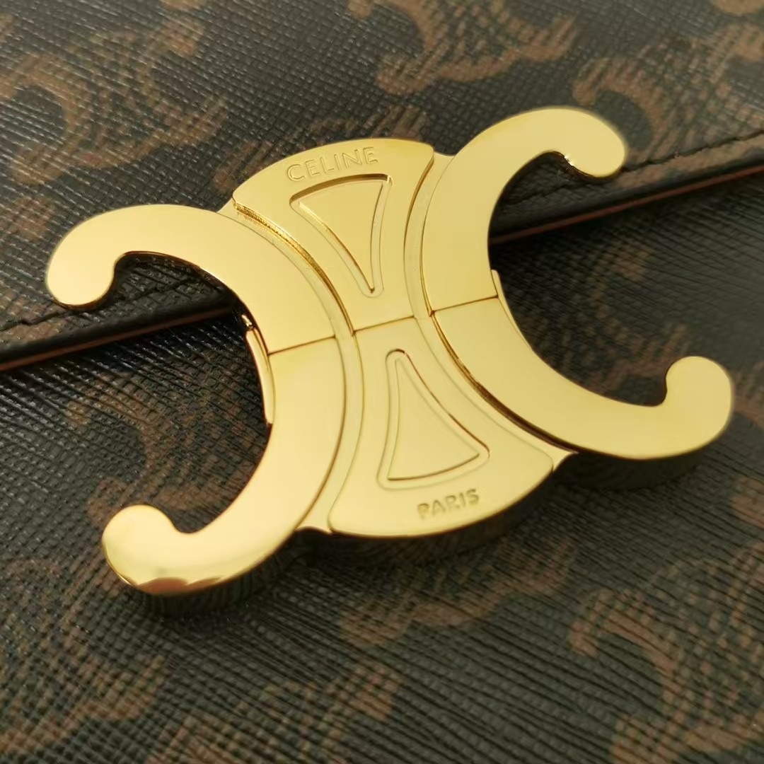 Celine Triomphe Box Top Handle Bag1:1High-quality replica