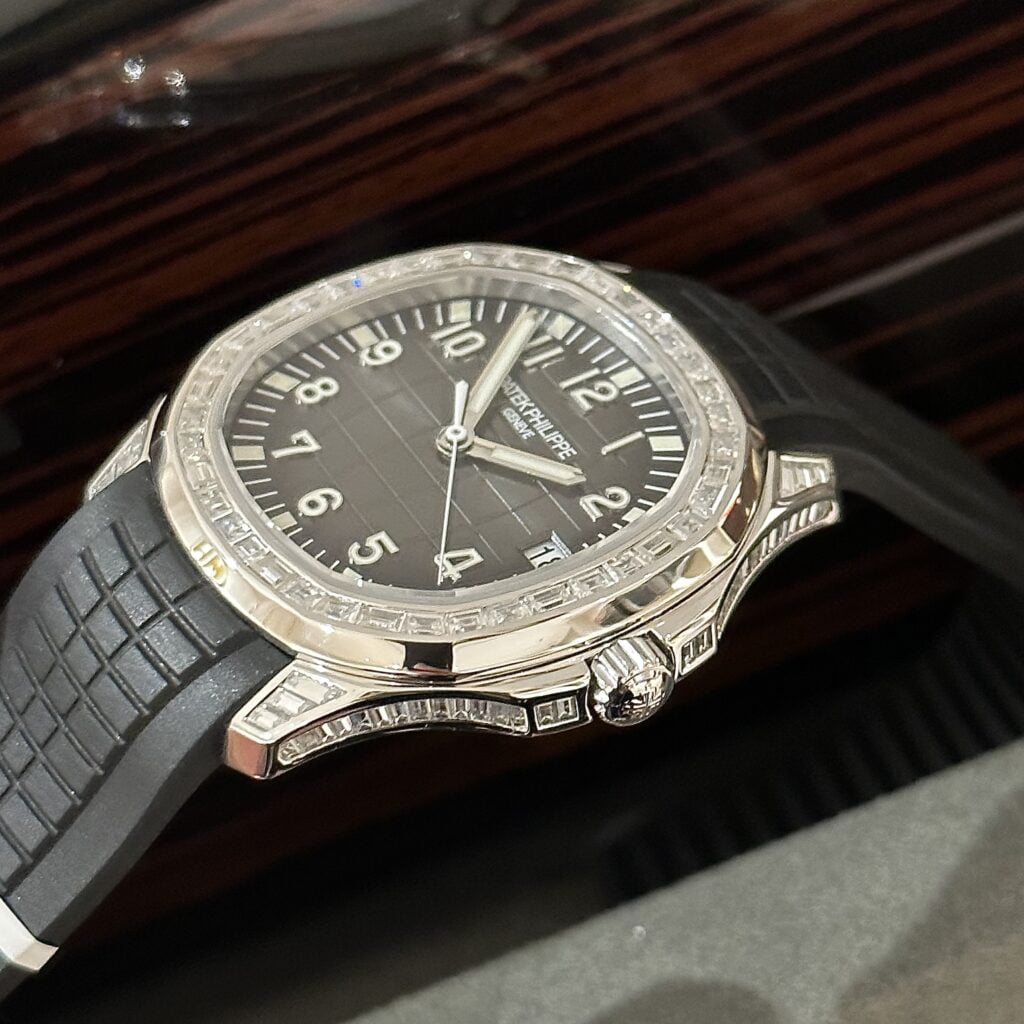 Patek Philippe Replica Watch Aquanaut 5167 Custom Moissanite Baguette Diamonds 40mm - Top club