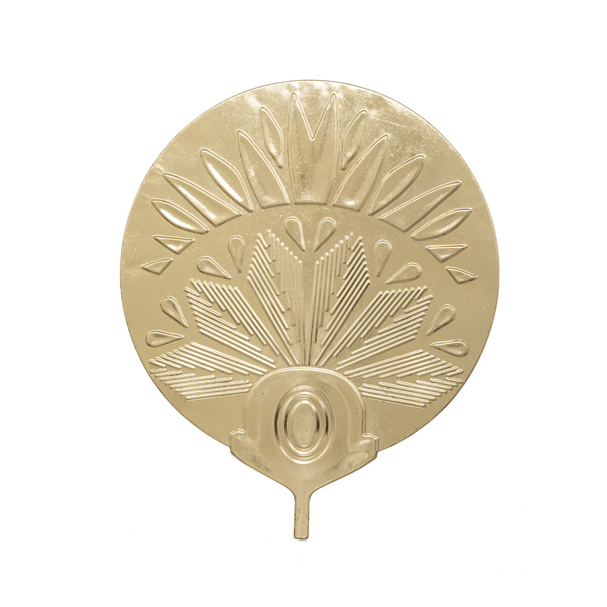 Wall decoration "Aina" Gilt metal, 57x70 cm