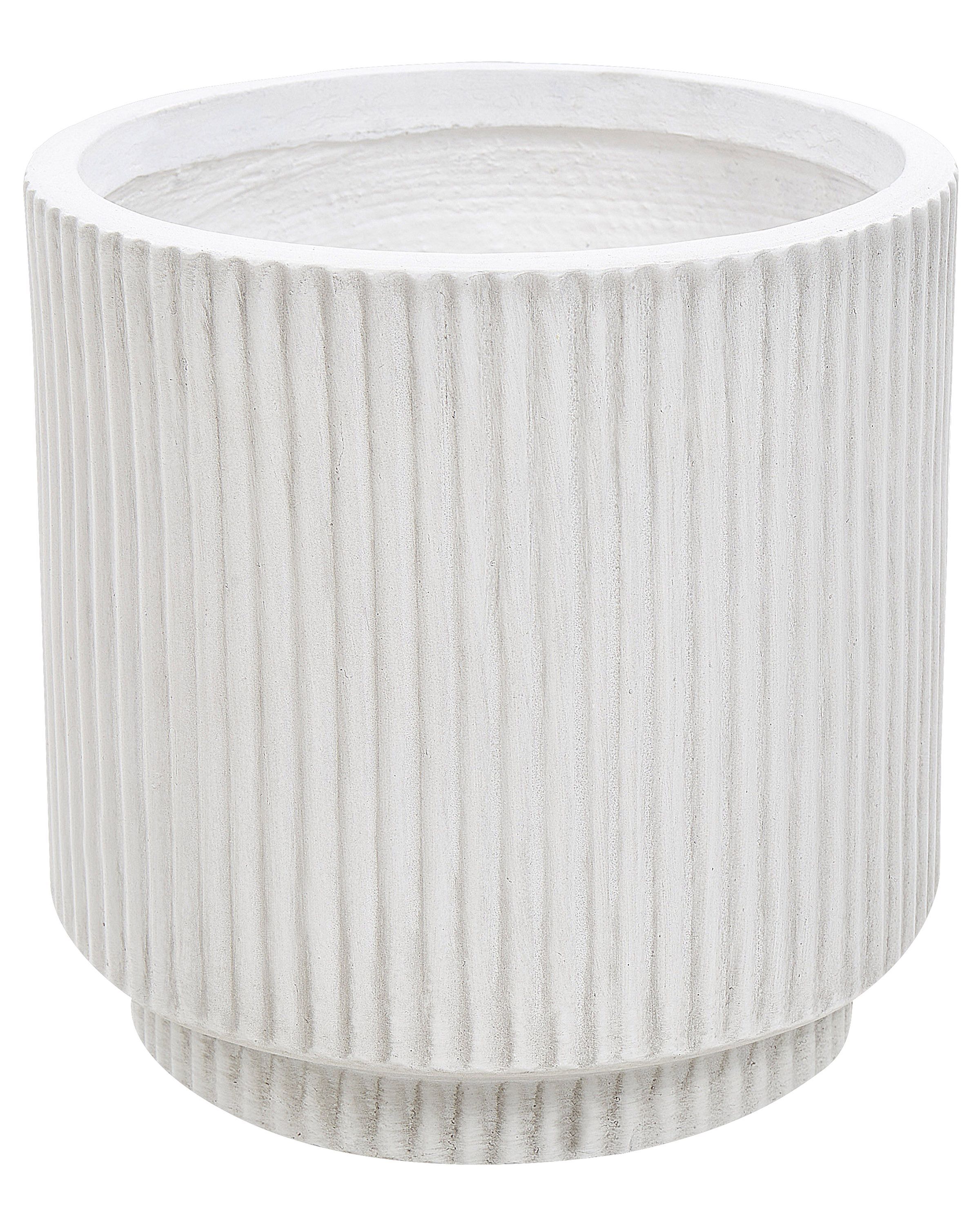 Plant Pot DARIA 24 cm Off-White