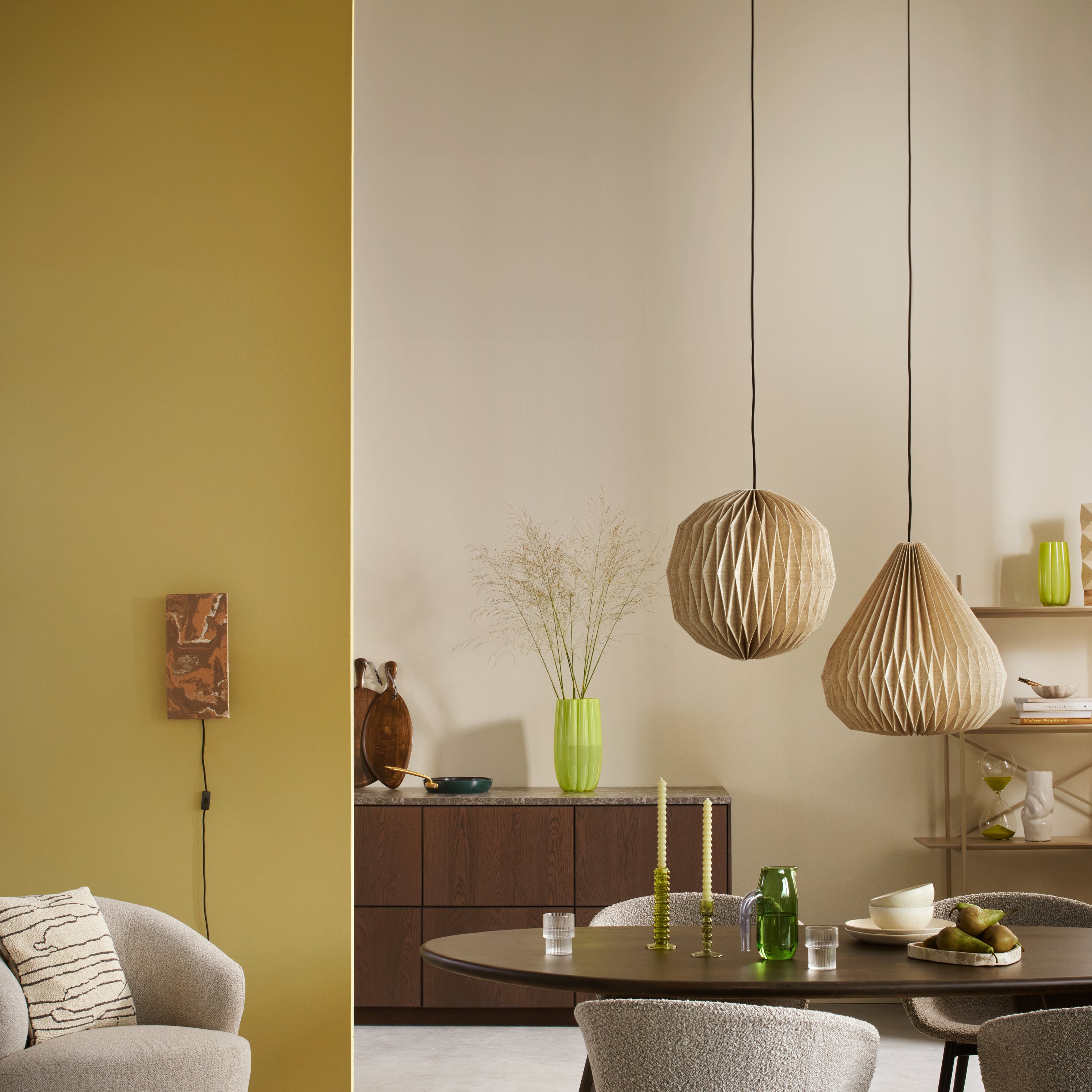 Blokker Linen Hanglamp Ø 40 cm - Rond