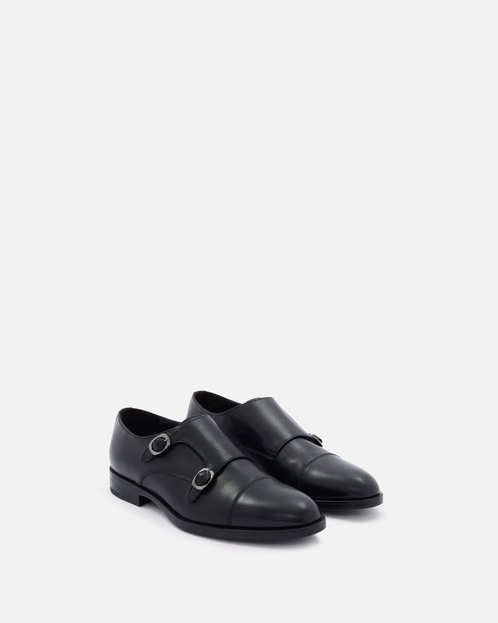 MONK MADEI - En cuir à boucles noir
