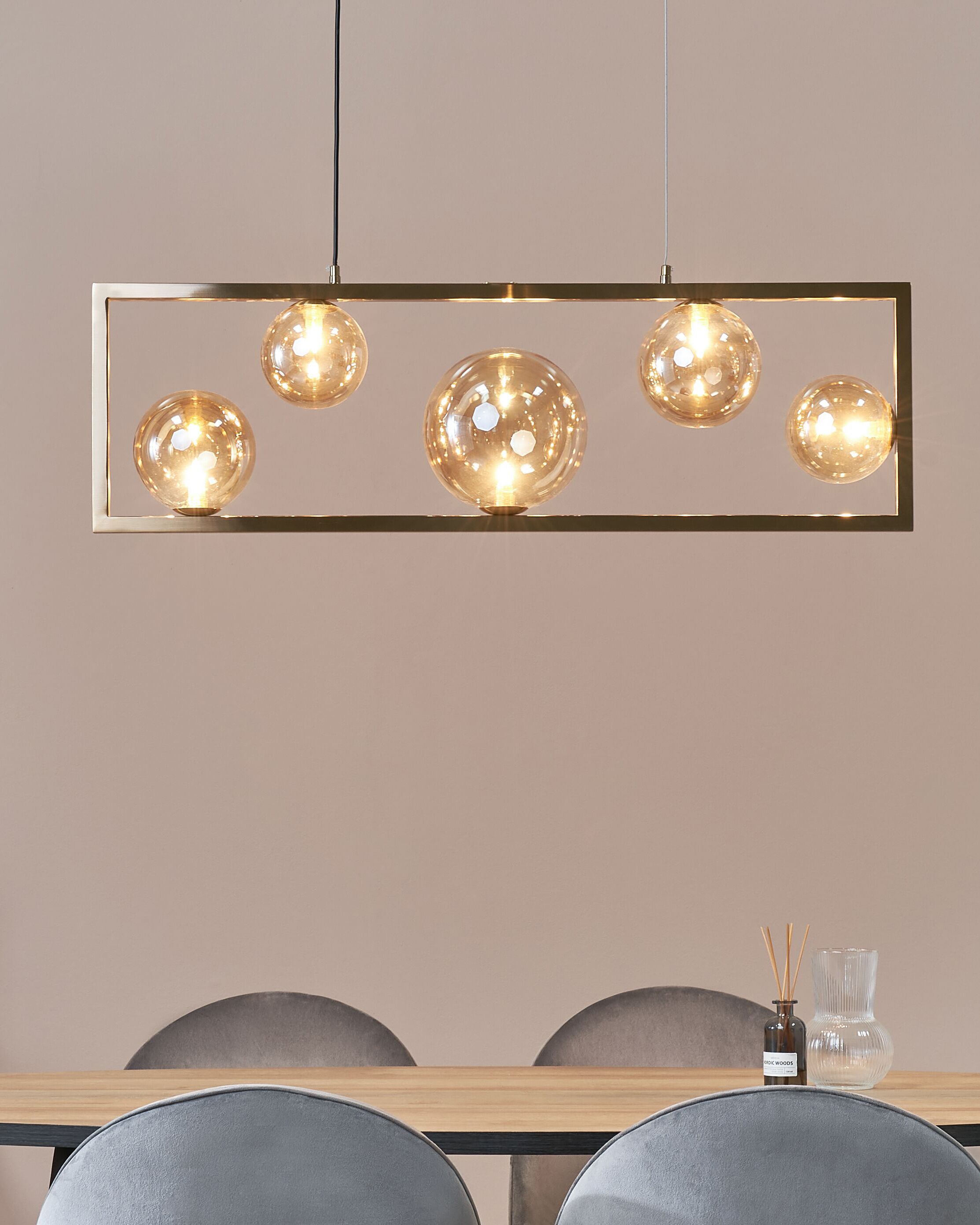 Pendant Lamp GEEHI Metal Brass