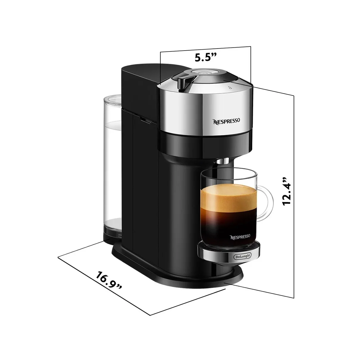 NESPRESSO Vertuo Next Coffee and Espresso Machine Sz 13" L x 12" H 1835898 - Image 3