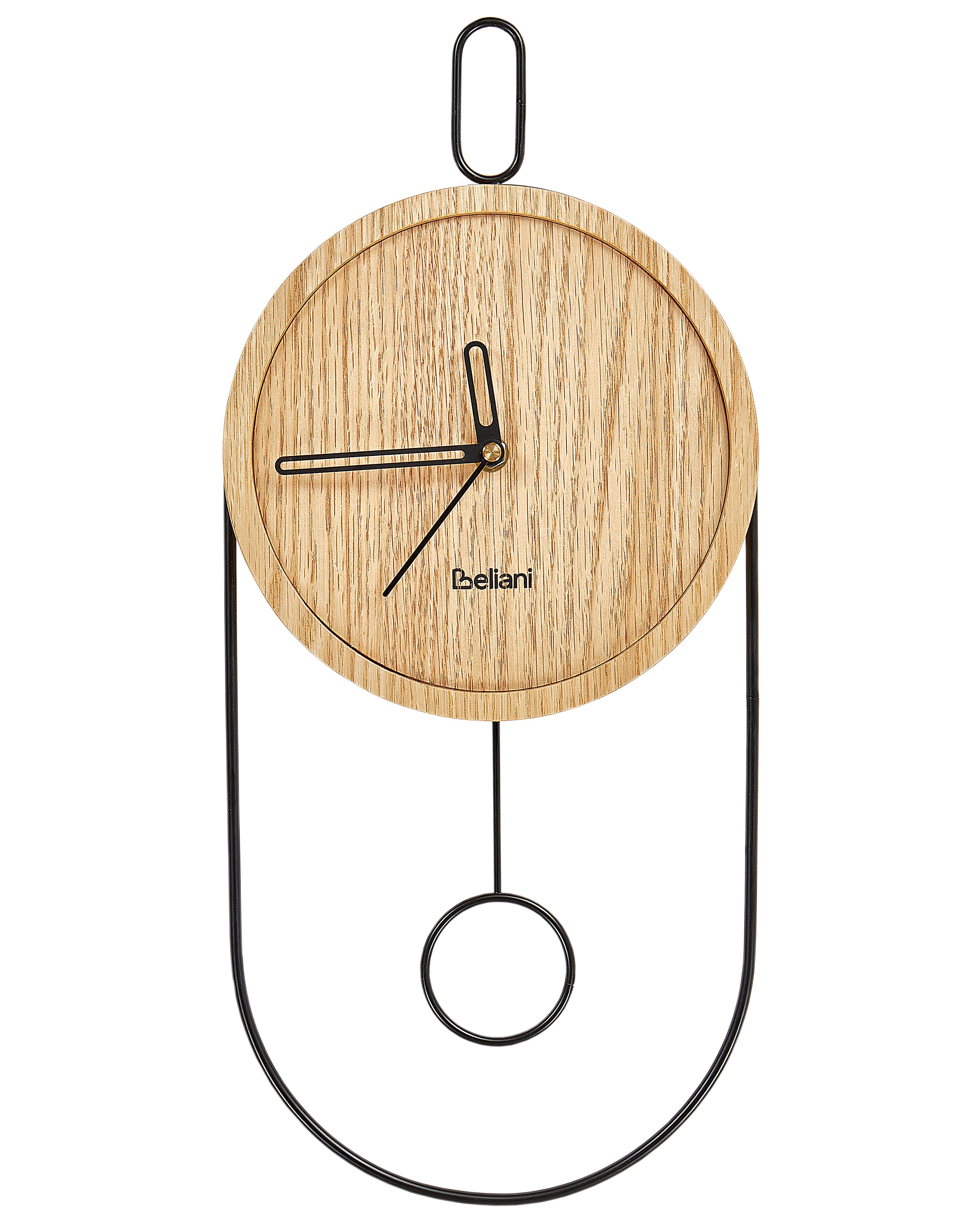 Wall Clock SIERRE 20 cm Light Brown