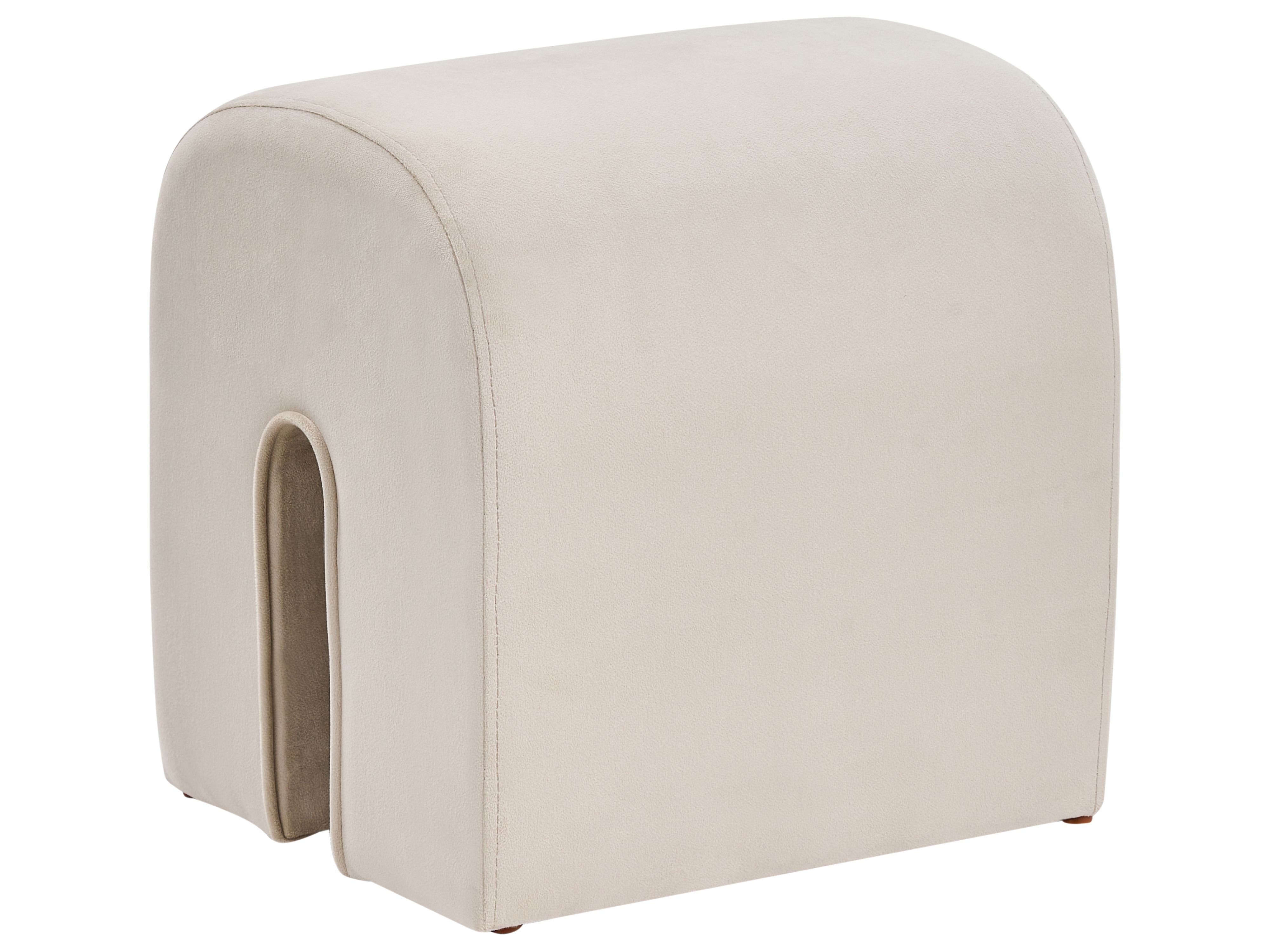 Pouffe MODOC Velvet Beige
