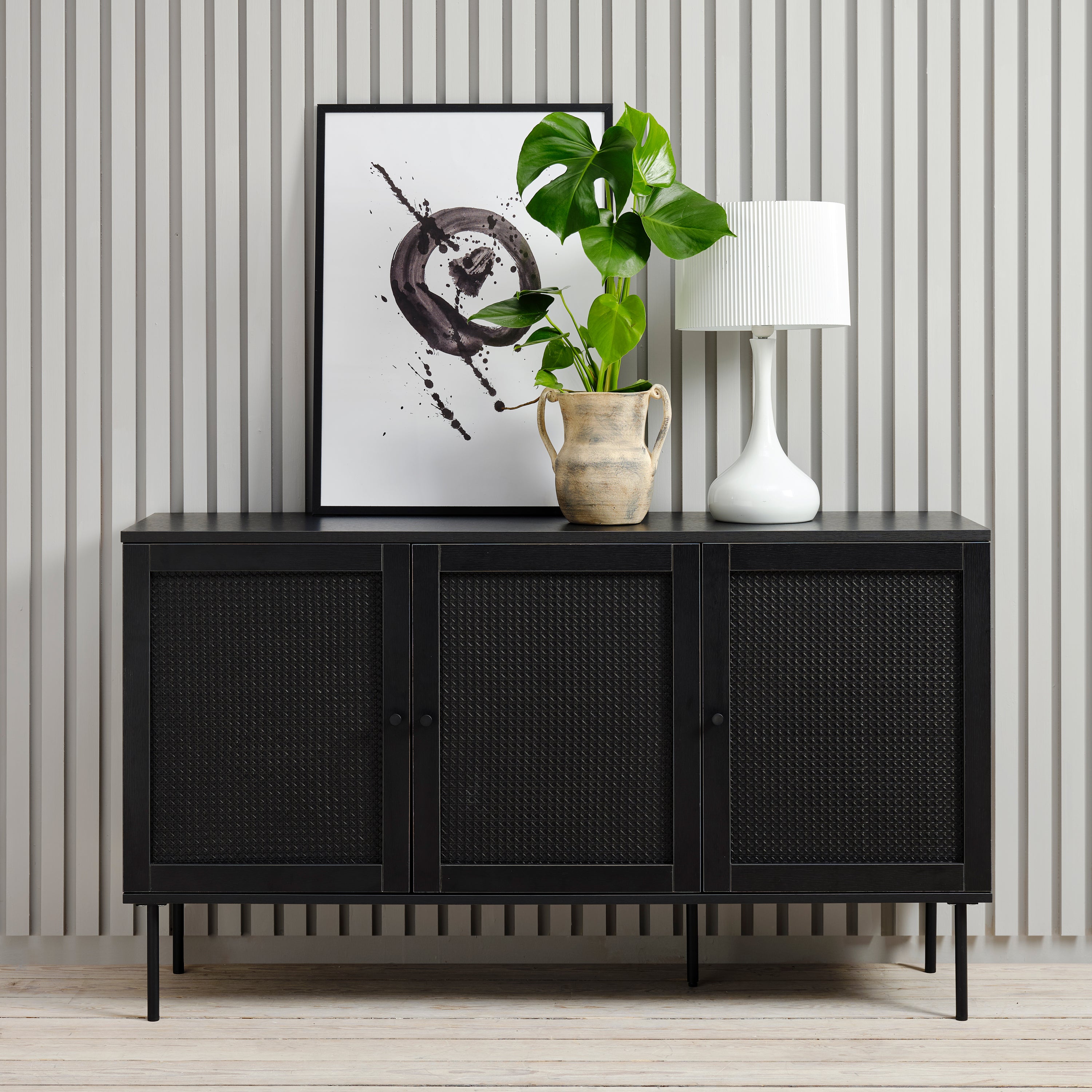 Blokker Taryn Dressoir - Zwart Eiken