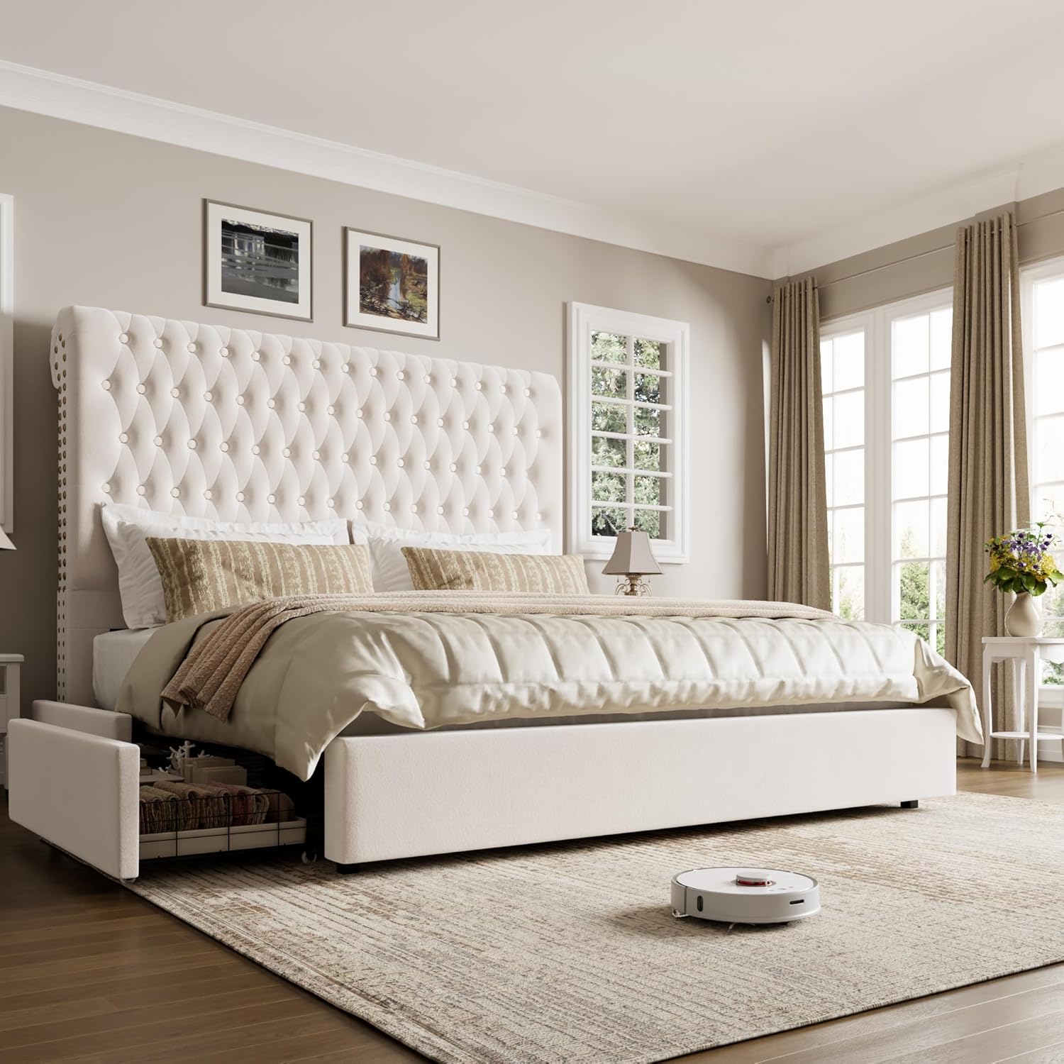 Queen Size Bed Frame 54
