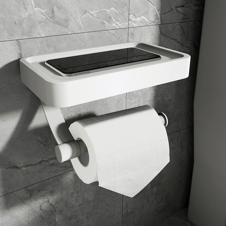 PraktiShelf - Functionele Toiletrolhouder met Extra Opbergruimte