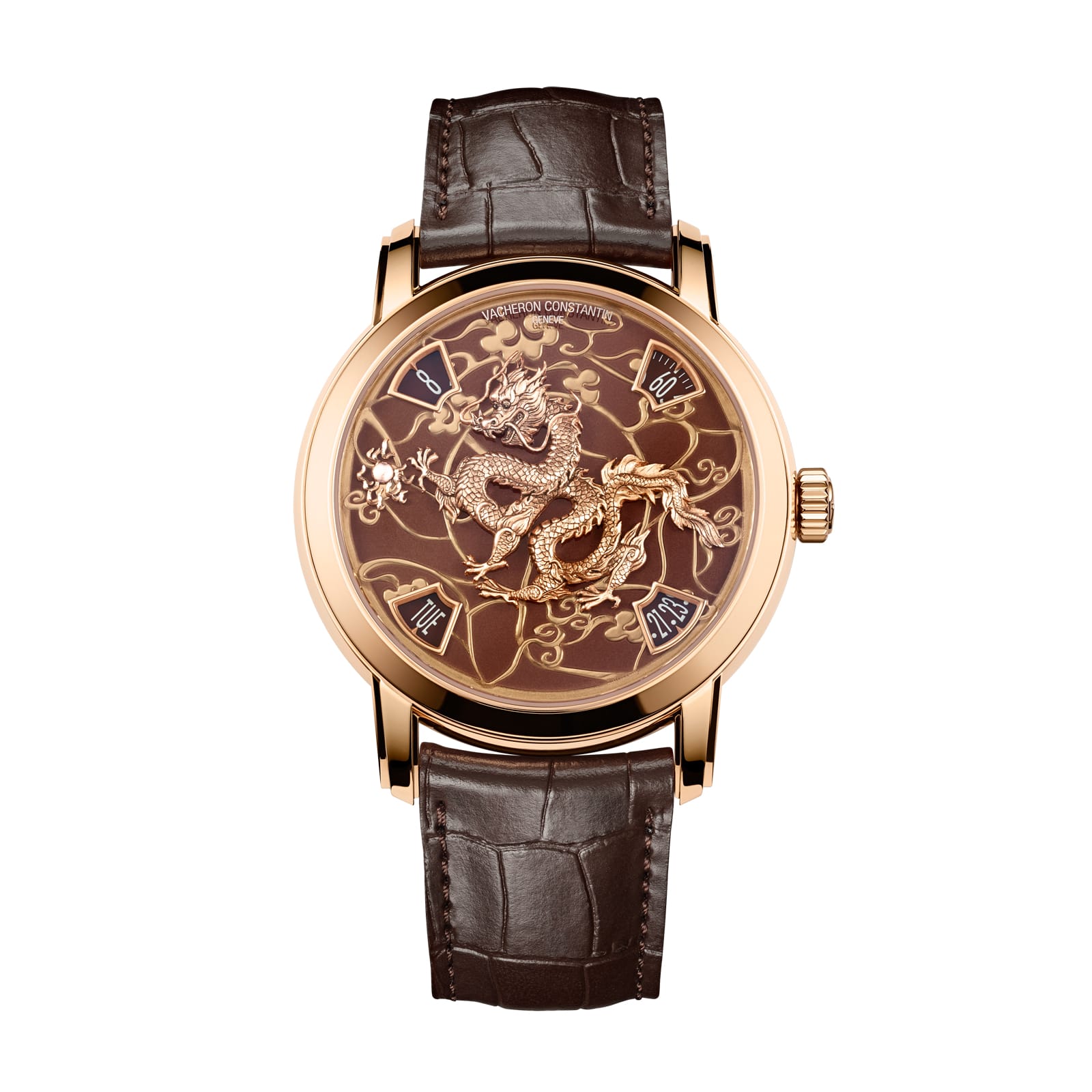 Replica Watches Fake Vacheron Constantin Metiers d'Art The legend of the Chinese zodiac �C Year of the dragon Limited edition 40 MM PINK GOLD(1:1 replica) - Top club