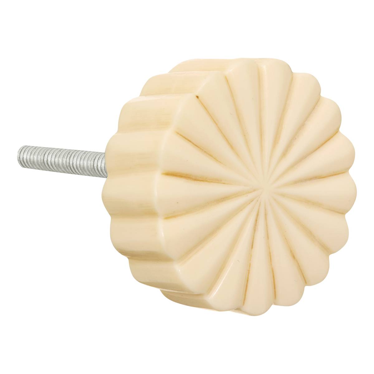 Handle 'Clea' D.3.8 cm, Cream