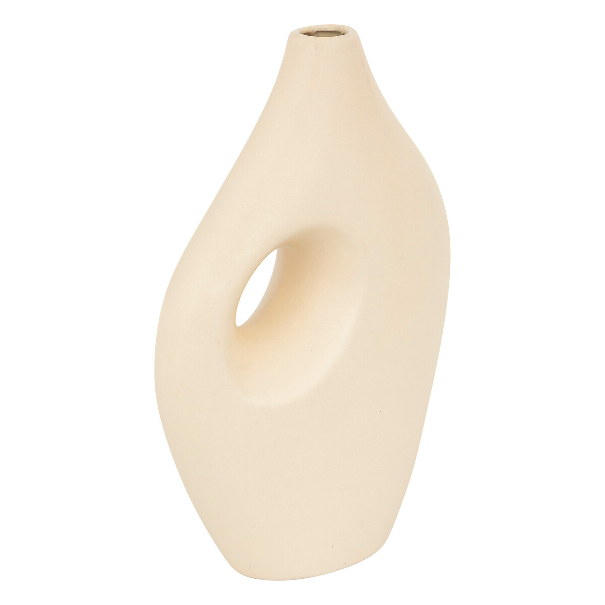 Ceramic vase "Nola" Beige, H.30 cm