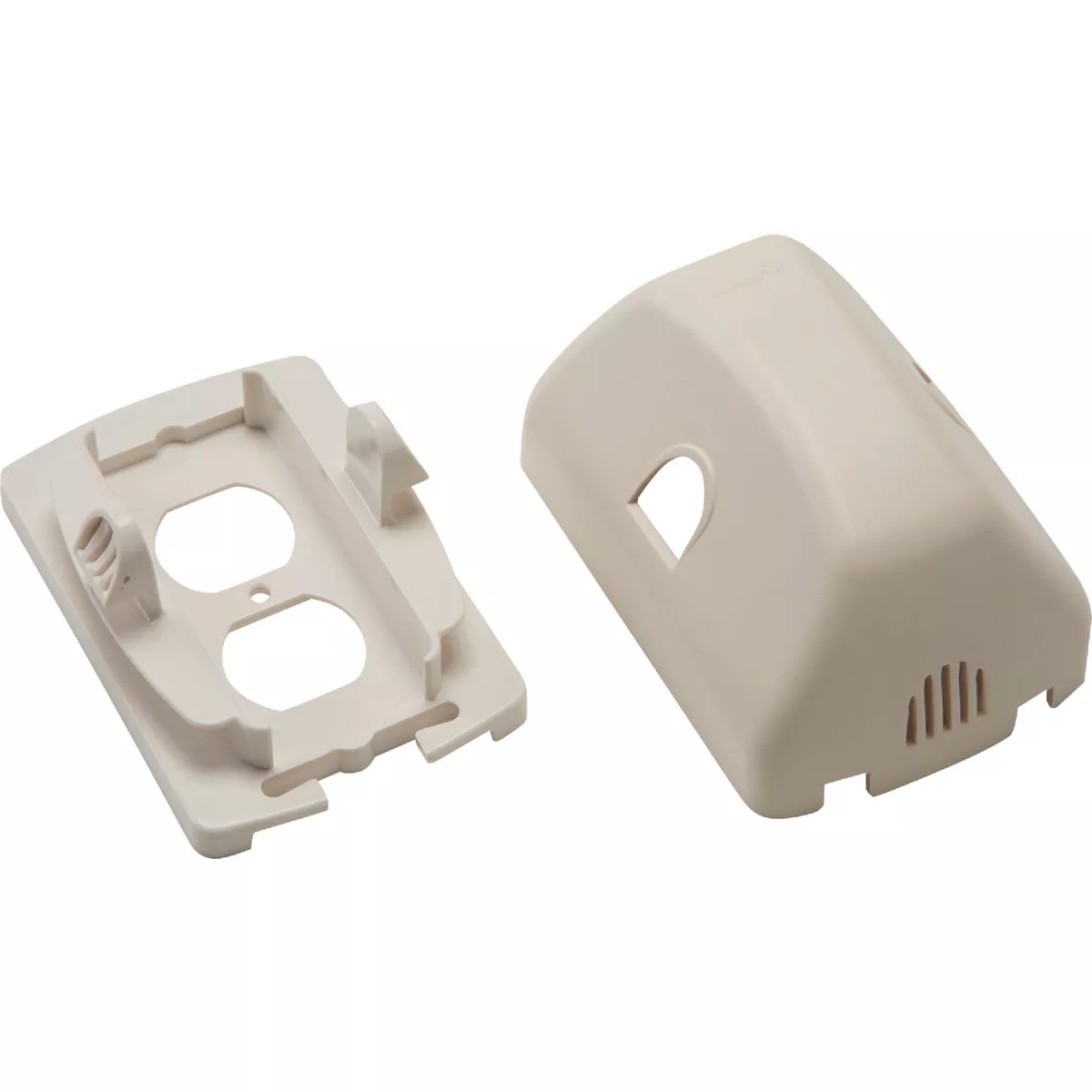 Safety 1st White Plastic Outlet Cover with Cord Shortener