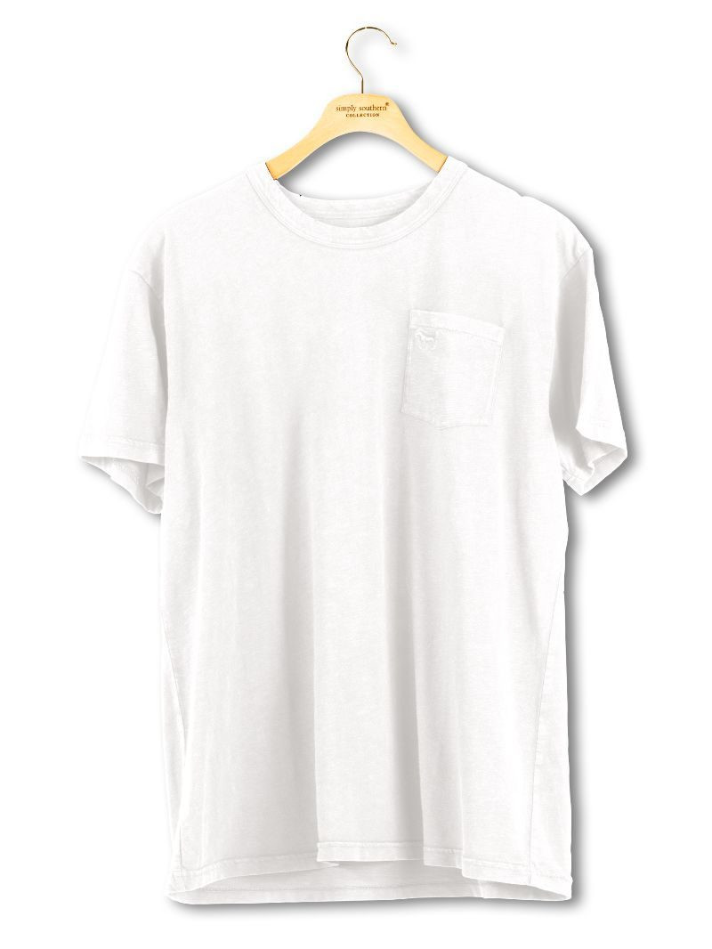 0126-MN-TEE-SEASIDE-WHITE - Simply Southern Outlet