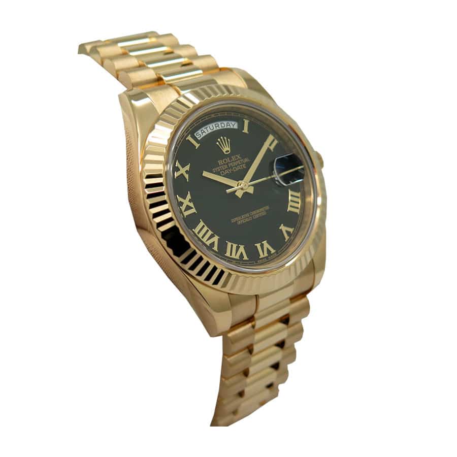 Rolex Day-Date Collection Black Replica - Elite Watch Atelier