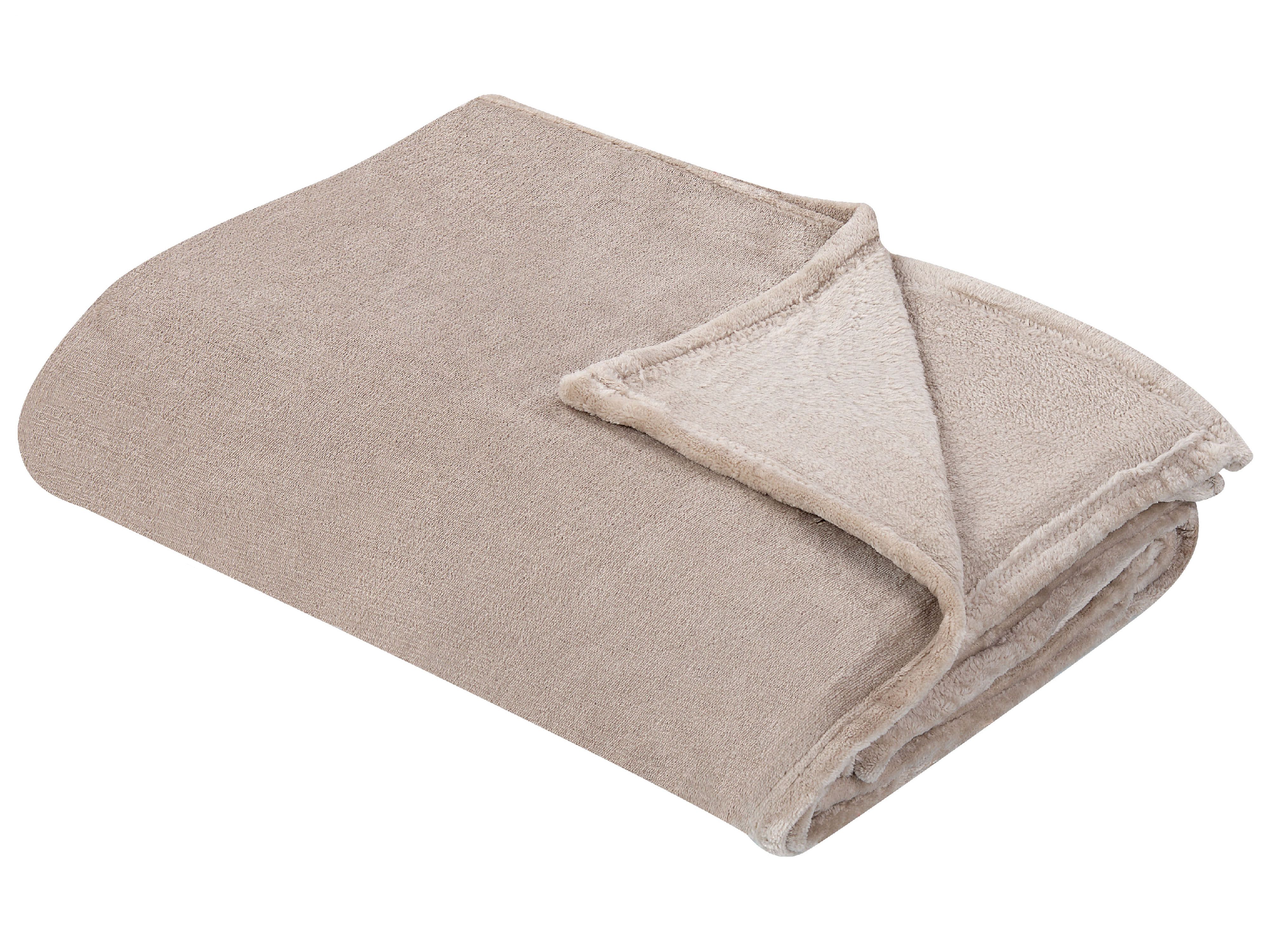 Blanket BAYBURT 200 x 220 cm Beige