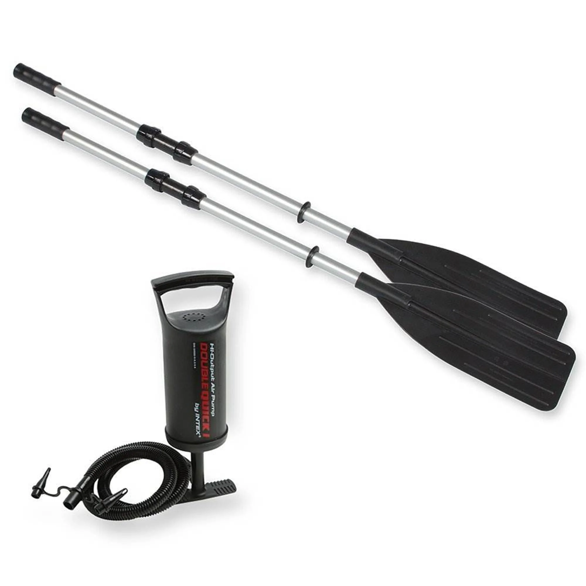 Intex Excursion 5 Person Inflatable Fishing Boat with Composite Motor Mount - Image 4