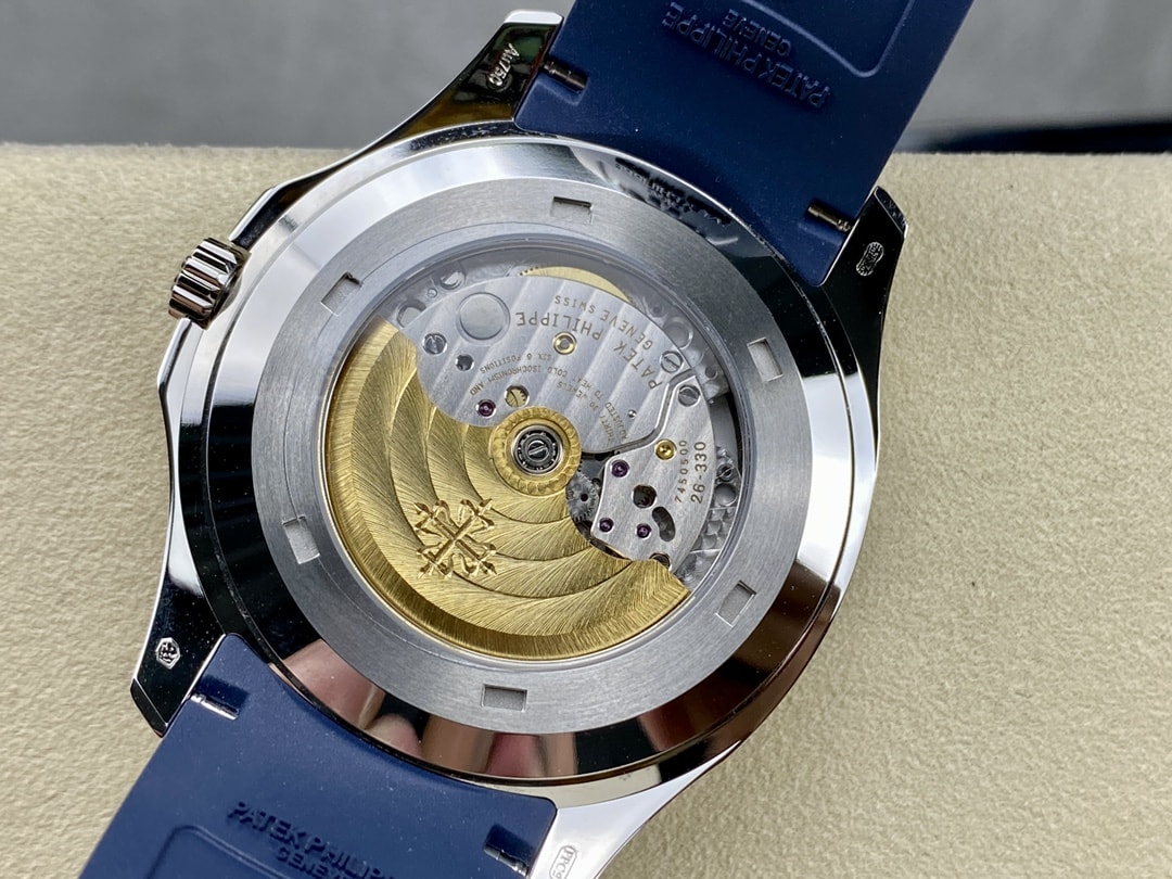 Fake Patek Philippe Replica Watch Aquanaut ��Jumbo�� White Gold Blue Dial 5168G-001 3KF(1:1 replica) - Top club