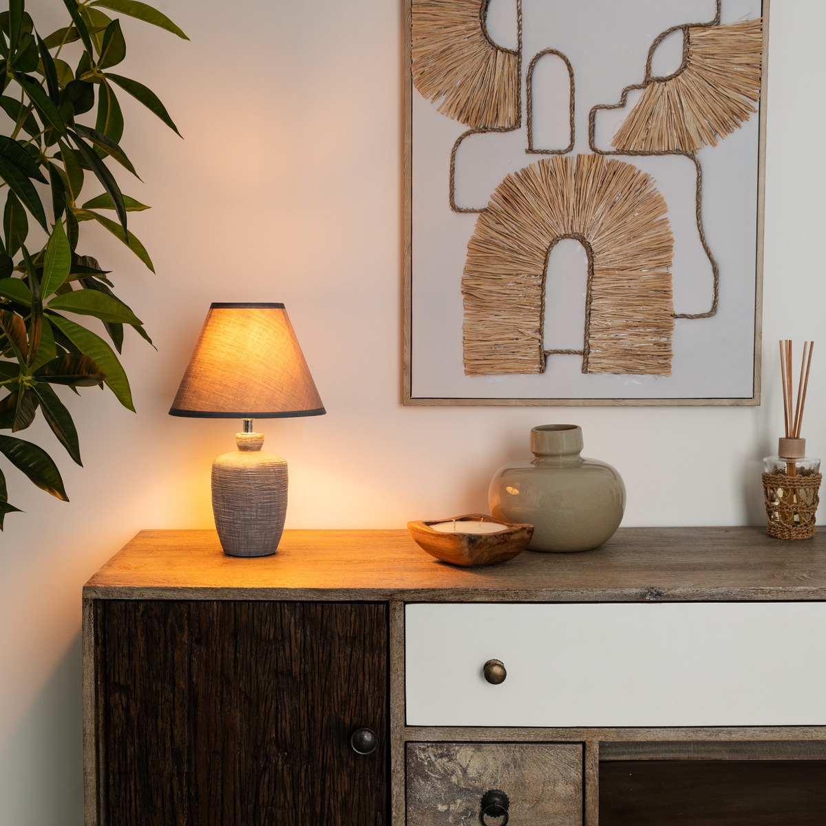 Lamp "Balvy" Ceramic, H.32 cm