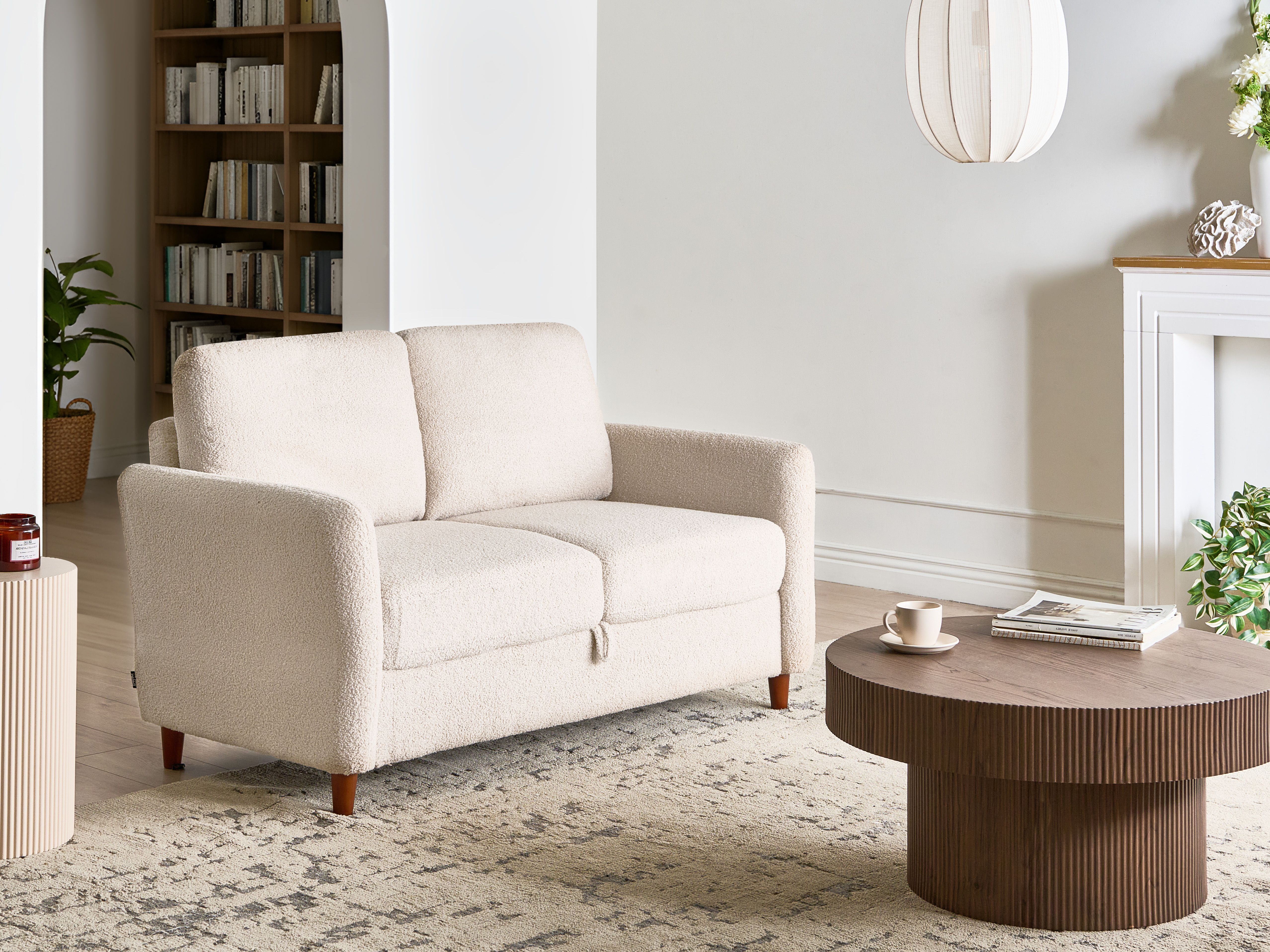 Sofa 2 Seater MARE Boucle Beige