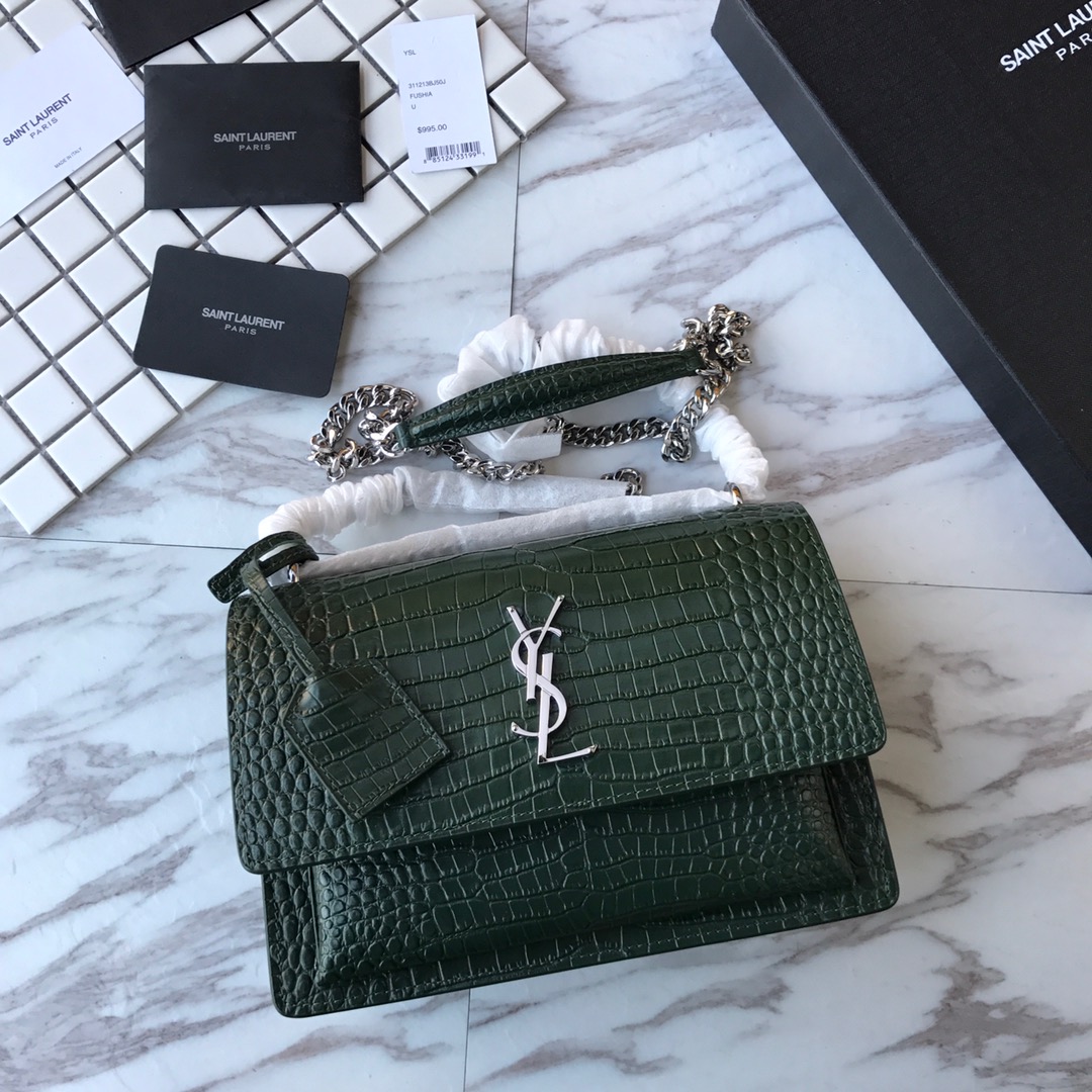 MANHATTAN MEDIUM SHOPPING BAG IN BOX SAINT LAURENT LEATHER