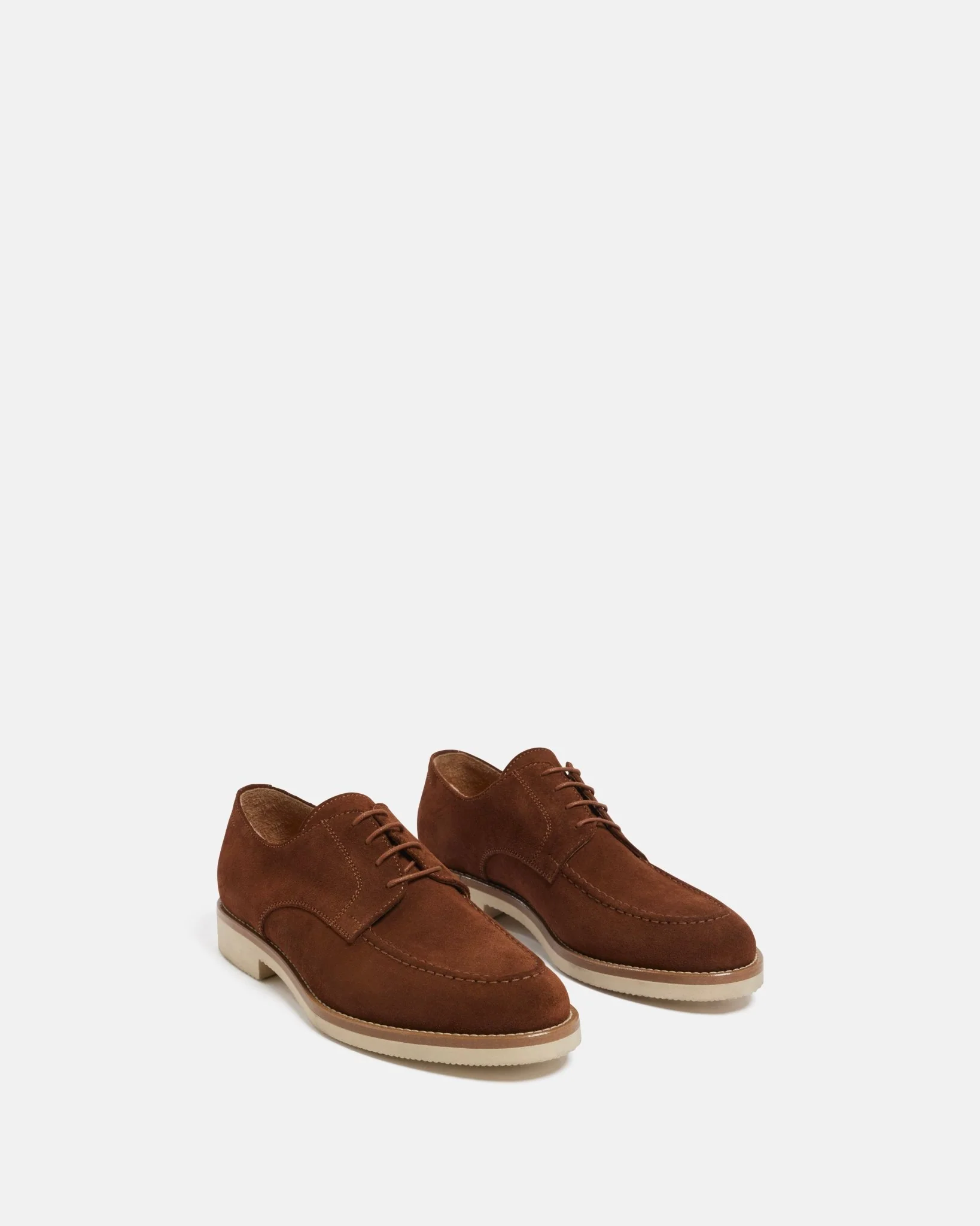 DERBIES AREZZO/VEL - En cuir velours cognac
