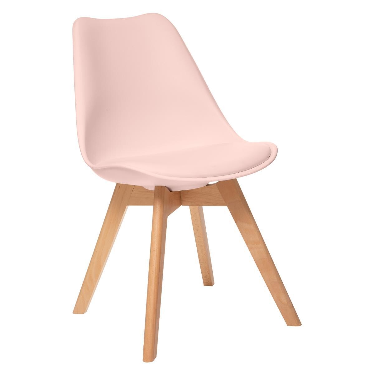 Chair "Baya", beech legs Rose