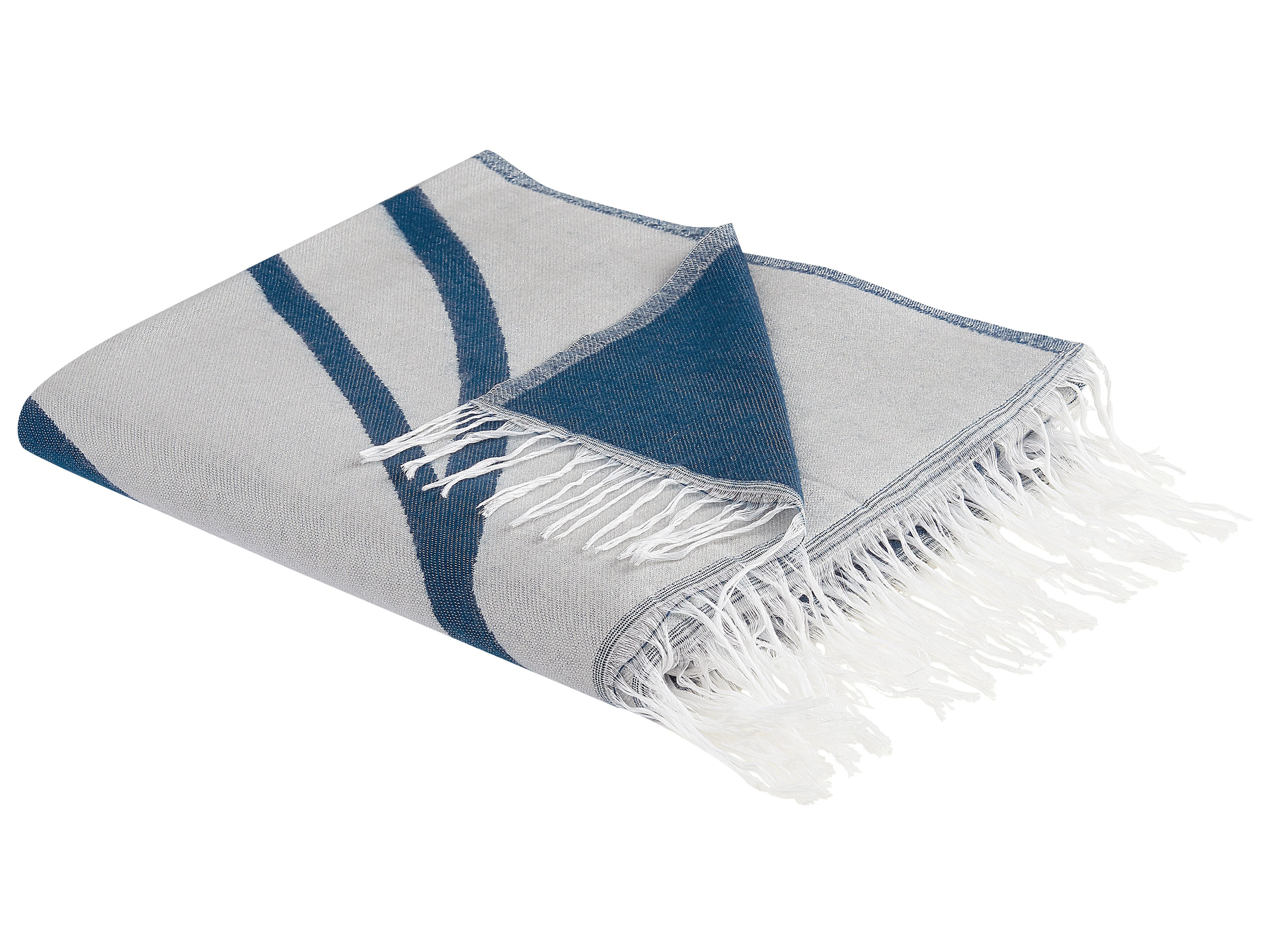 Blanket HAPREK 130 x 170 cm Blue
