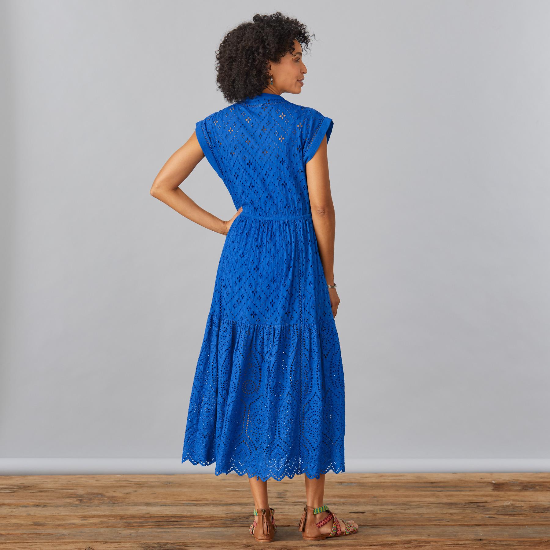 Brea Eyelet Dress - Sundance Clothing
