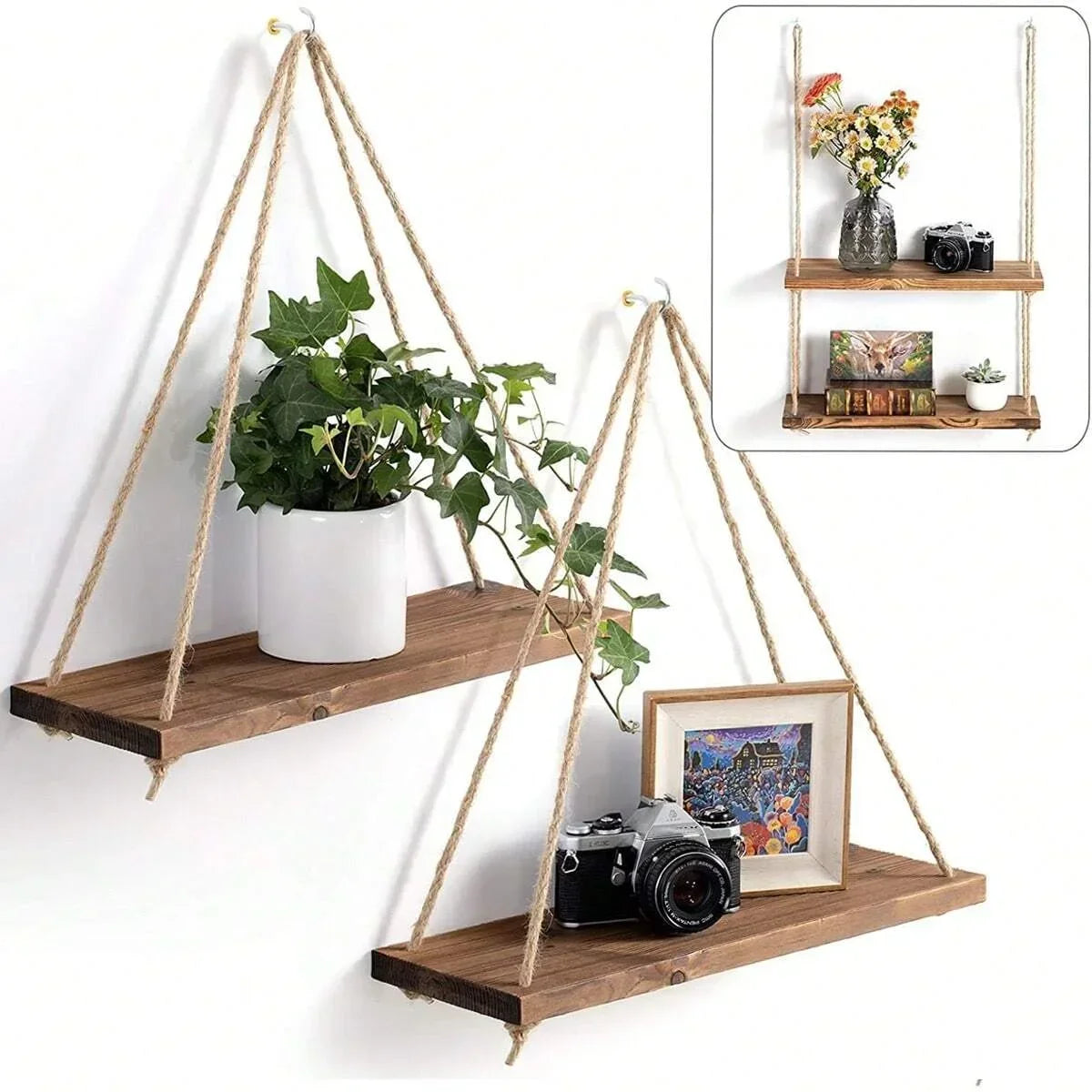EcoHemp - Schommelplank met Opslag