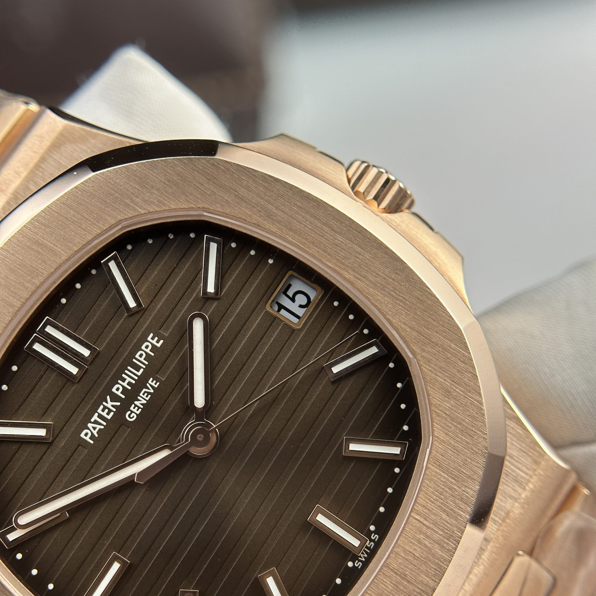 Patek Philippe Nautilus 5711 Refined Full Options Customs 18K Gold Wrapped 40mm - Top club