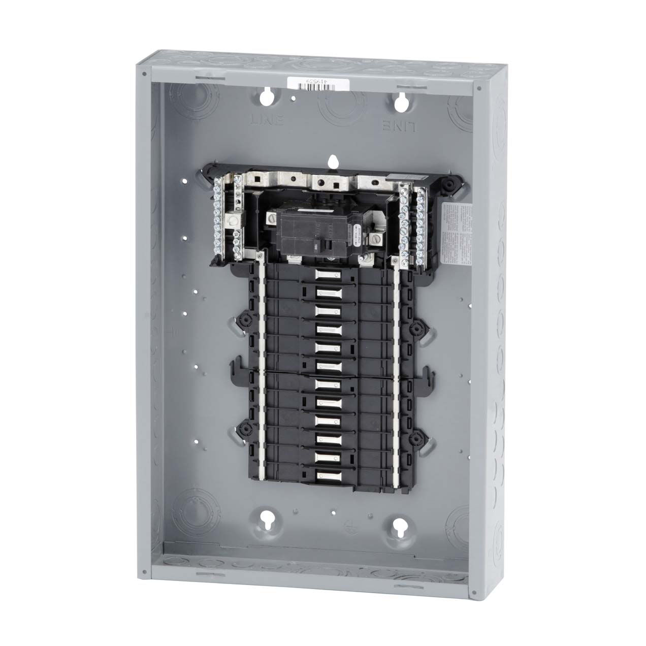 Square D QO 100A 24-Space 34-Circuit Indoor Main Breaker Plug-on Neutral Load Center