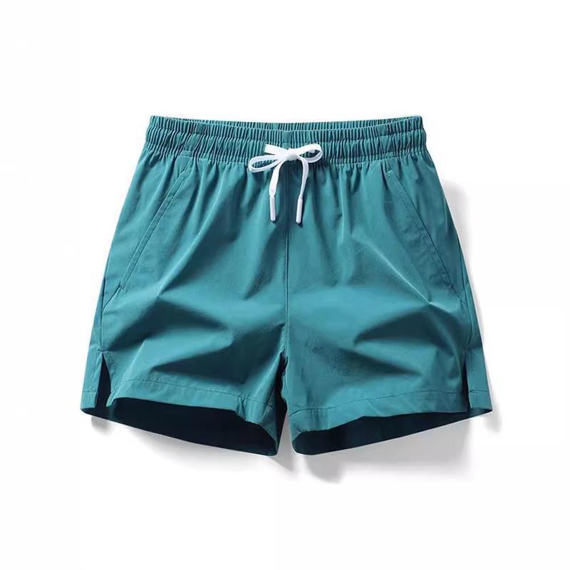 Men's Summer Fashion Solid Color Sports Loose Comfortable Shorts for Teenagers, Suitable for Running and Fitness