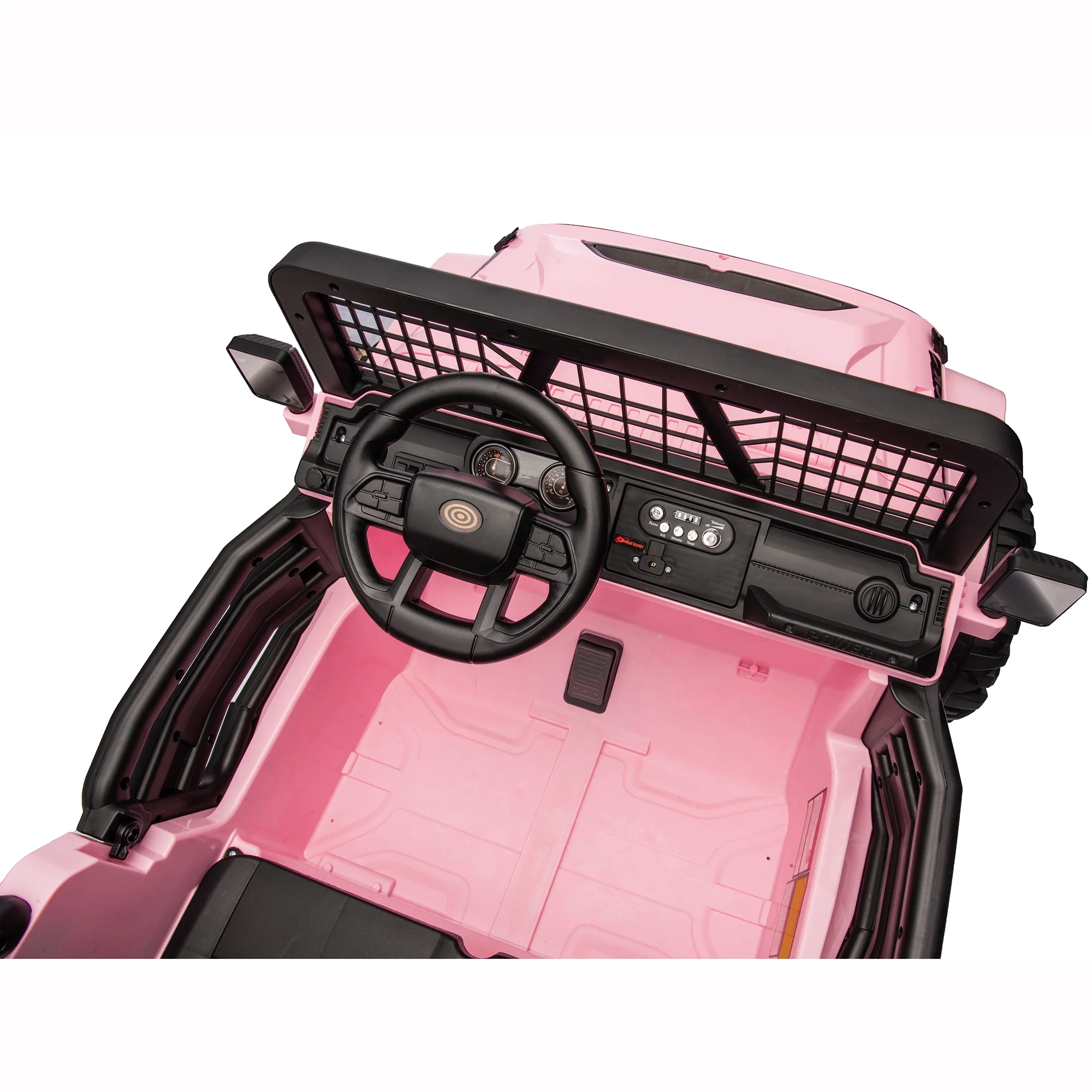 Joyracer 4WD 24 Volt Ride on Toys, 2 Seater Power Car wheels UTV with 800W Motors, Remote Control, Bluetooth Music, Spring Suspension, LED Light, Pink - Image 52