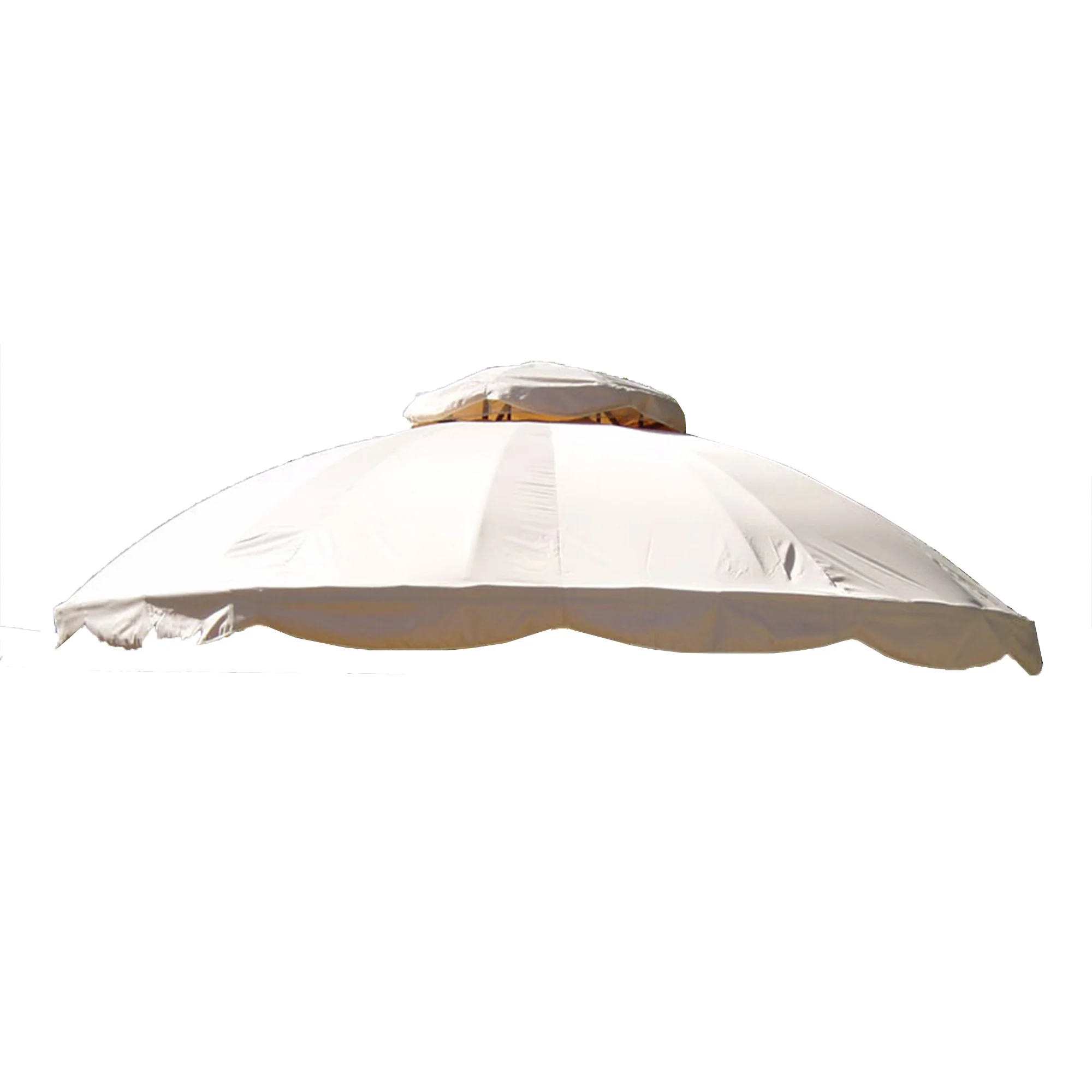 Garden Winds Replacement Canopy Top and Side Mosquito Netting Set for Home Depot 12Ft Round Gazebo