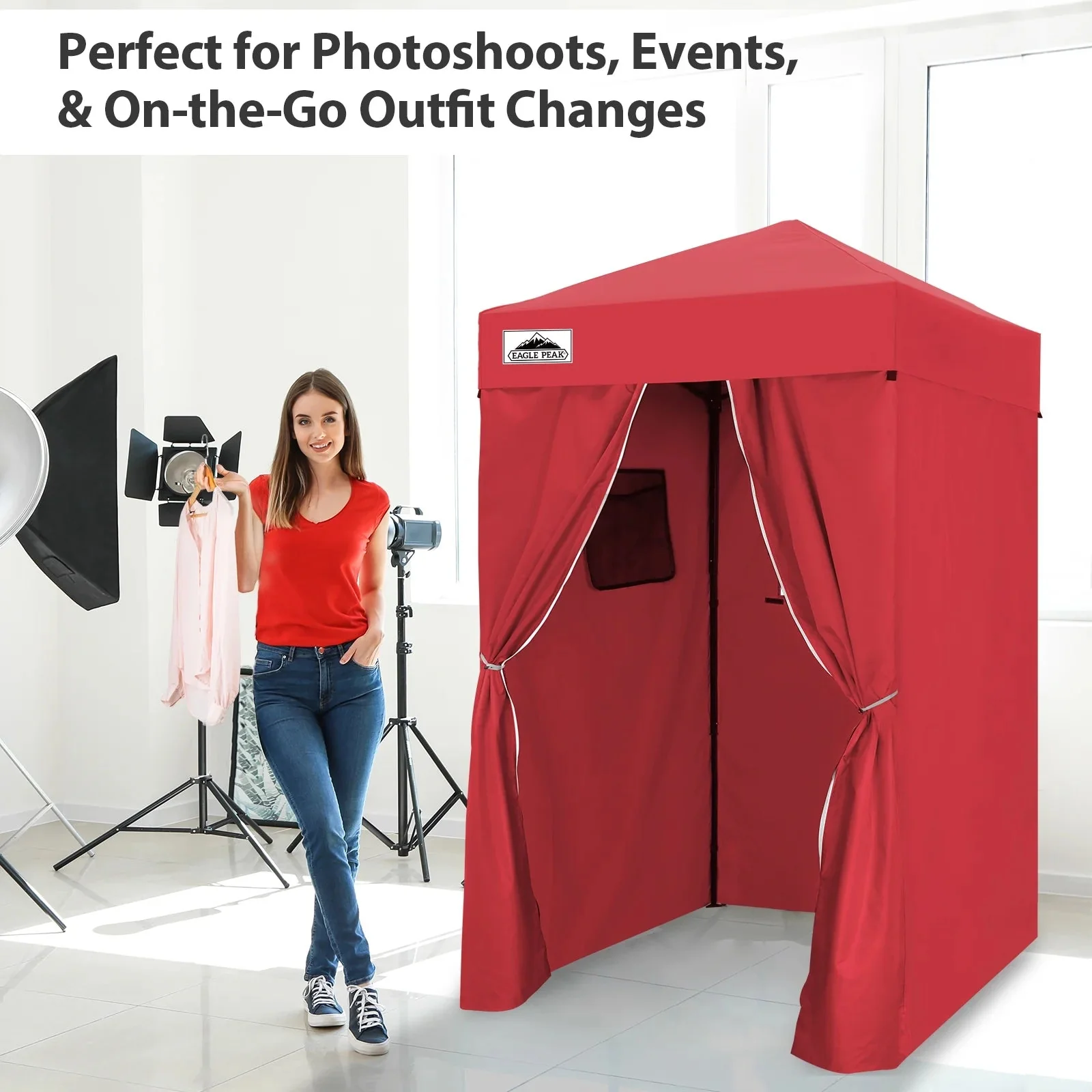 EAGLE PEAK Ultra Compact 4 ft x 4 ft Pop-Up Changing Room Canopy - Flex - Image 32 EAGLE PEAK Ultra Compact 4 ft x 4 ft Pop-Up Changing Room Canopy - Flex - Image 32