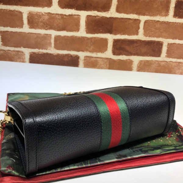 Replica Gucci Small Shoulder Bag Black/White1:1High-quality replica