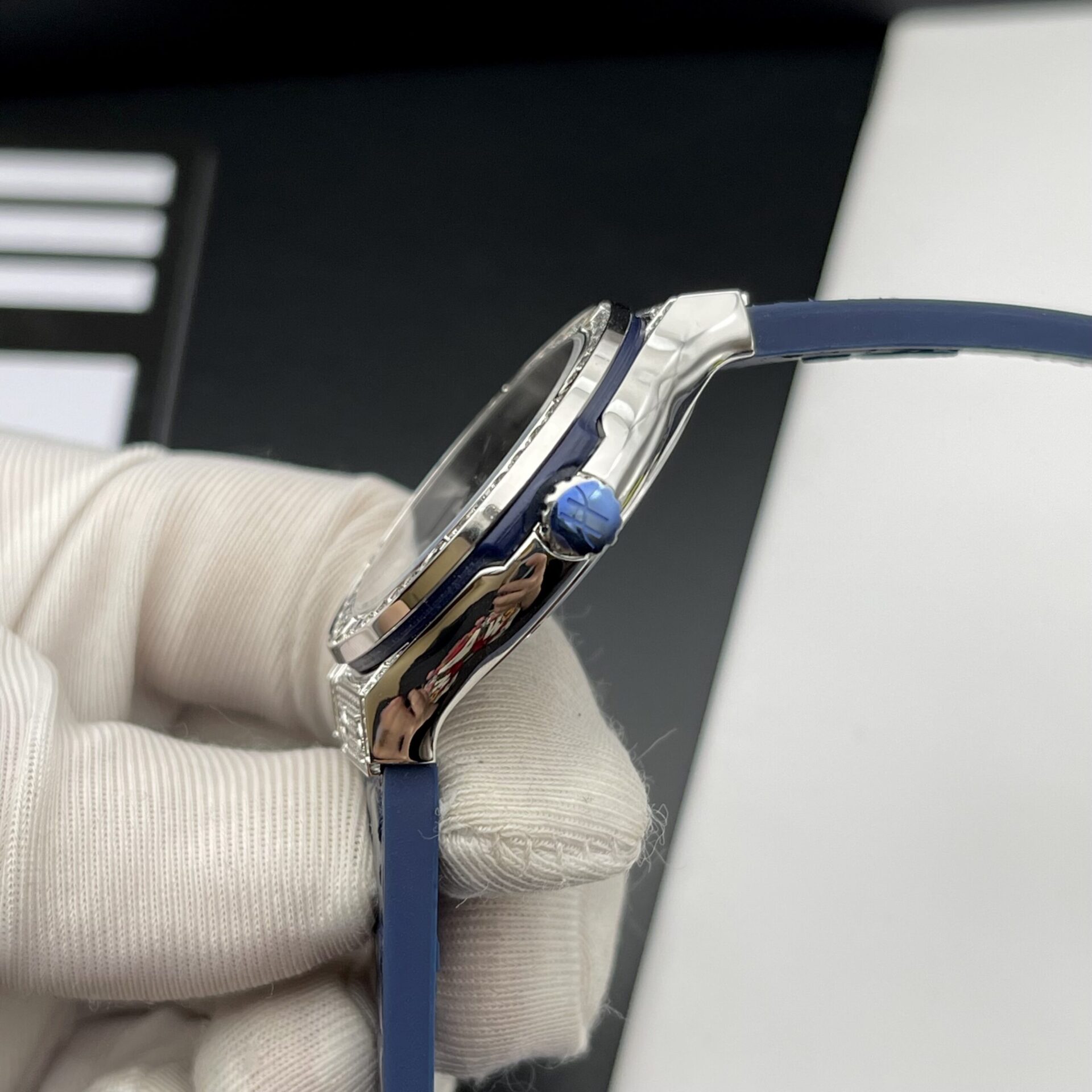 Hublot Replica Watch Classic Fusion Womens Blue Dial HB Fatory 33mm - Top club