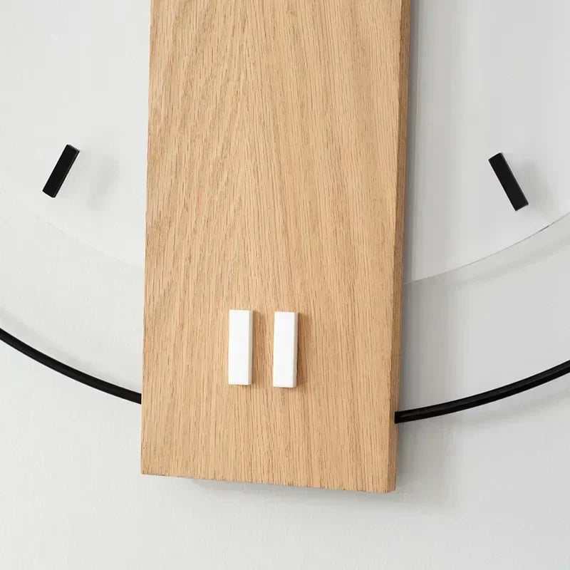SilentElegance | Luxe Houten Wandklok