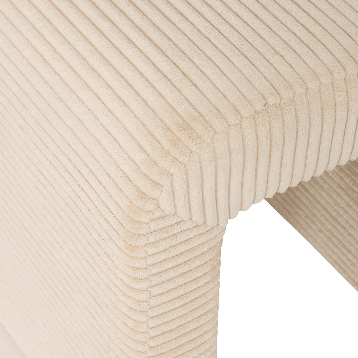 Sevi" footstool Beige