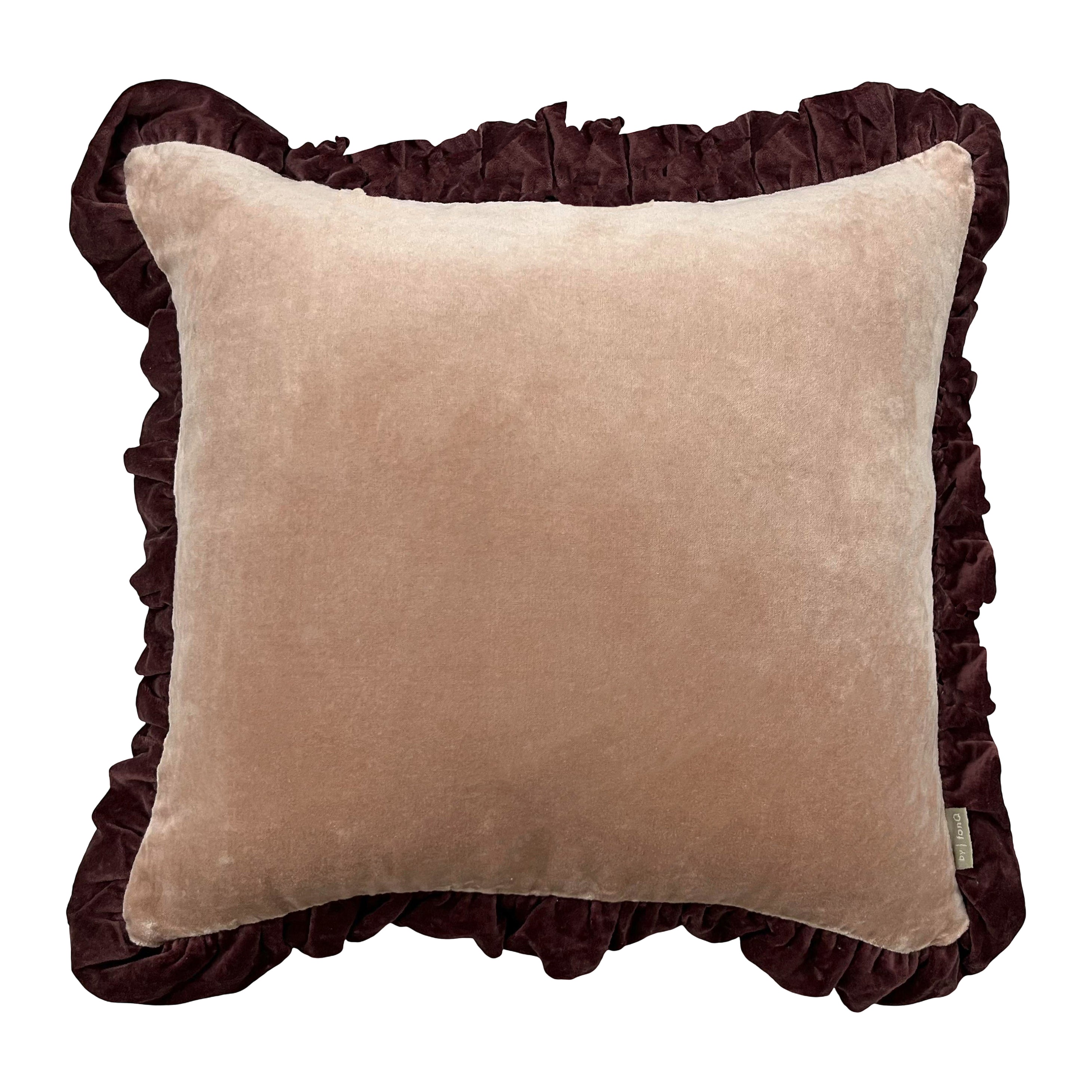 Blokker Velou Sierkussen 50 x 50 cm - Dusty Pink